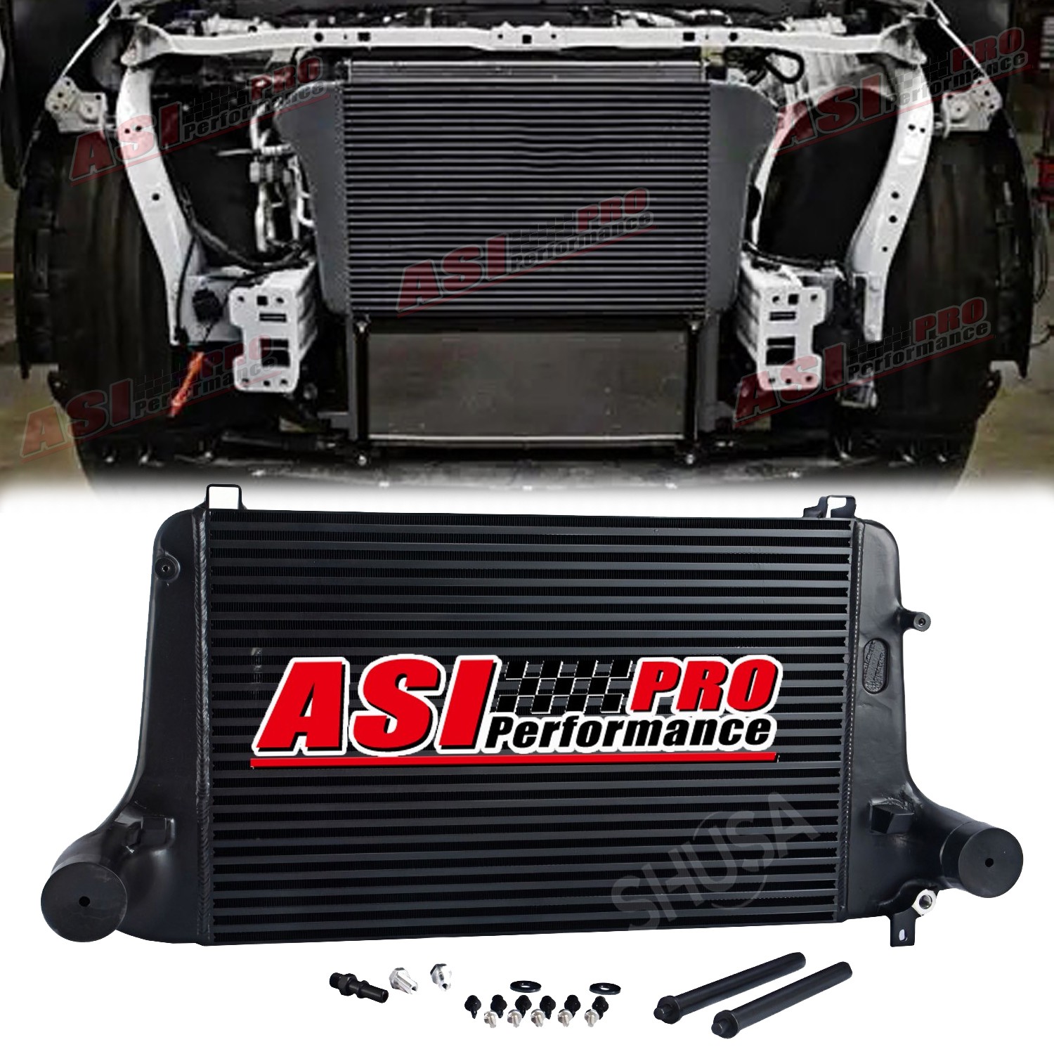 Upgarde Front Mount Turbo Intercooler fit 2020-2023 Ford Explorer ST 3.0L V6