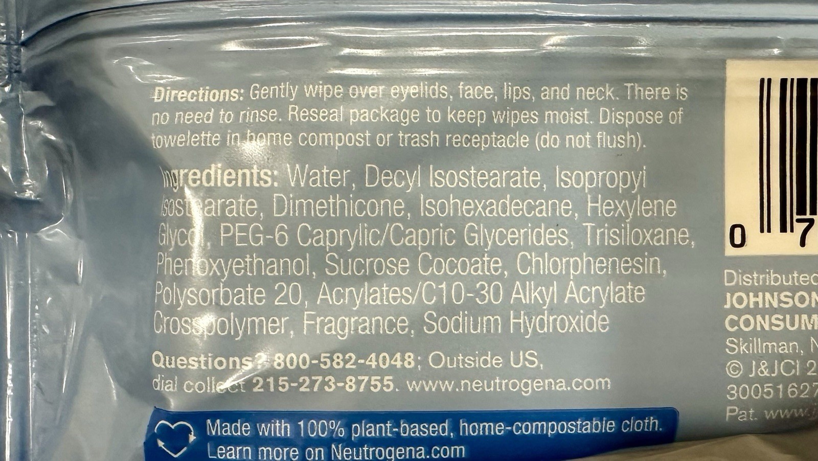 Pack Of (5) - Neutrogena Make-Up Remover Cleansing Towelettes 25pcs Per Pack