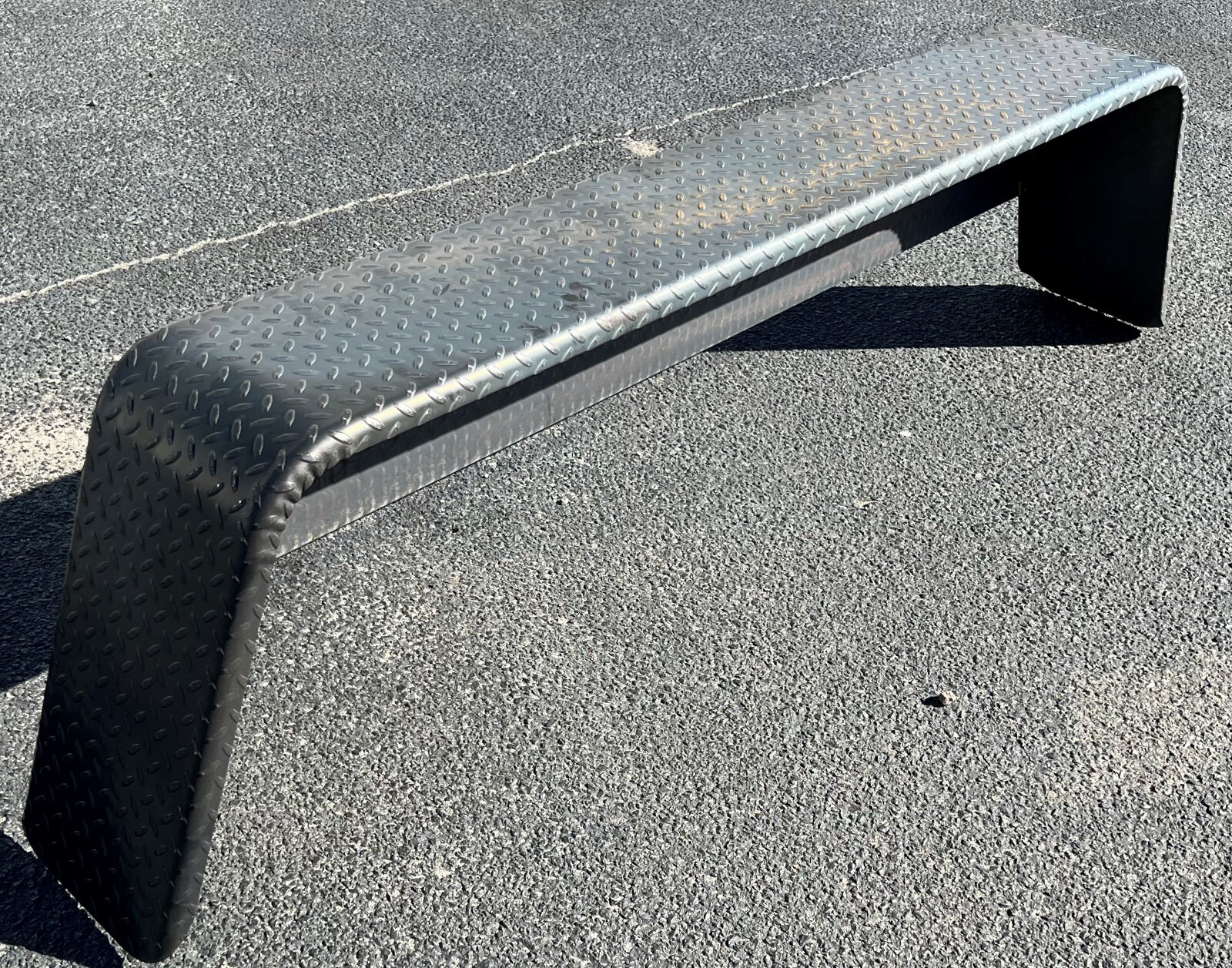 Tandem Treadplate Single Break Fender, fits 15-17.5" wheels 14Ga Steel 10x72x19