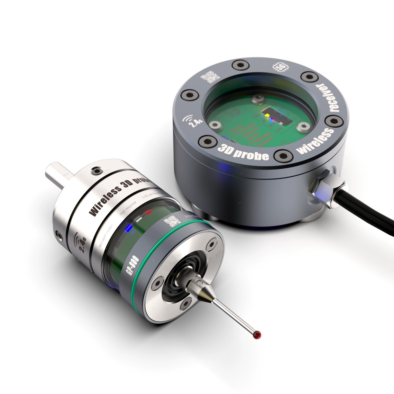 〖US〗 3D Edge Finder Wireless Probe CNC Milling Machining Center 0.001mm Accuracy