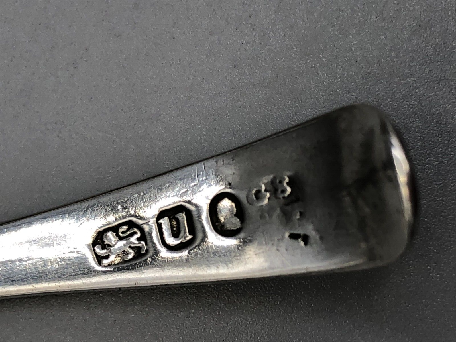 Antique Sterling Silver small Sauce Dish with Spoon, London England, circa 1798