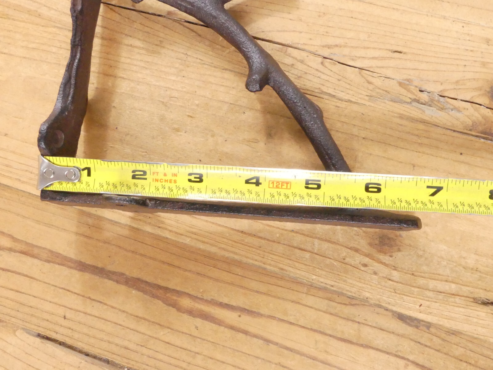 6 Cast Iron Tree Branch Shelf Wall Brace Rustic Wood Bracket 6 3/4" Corbel