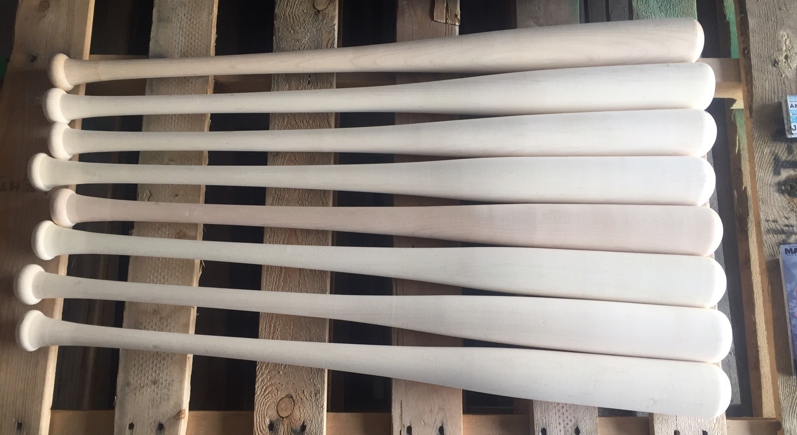 1 Pack-26”-30” Wooden Baseball Bat (Blem Bat) Maple Or Ash Wood