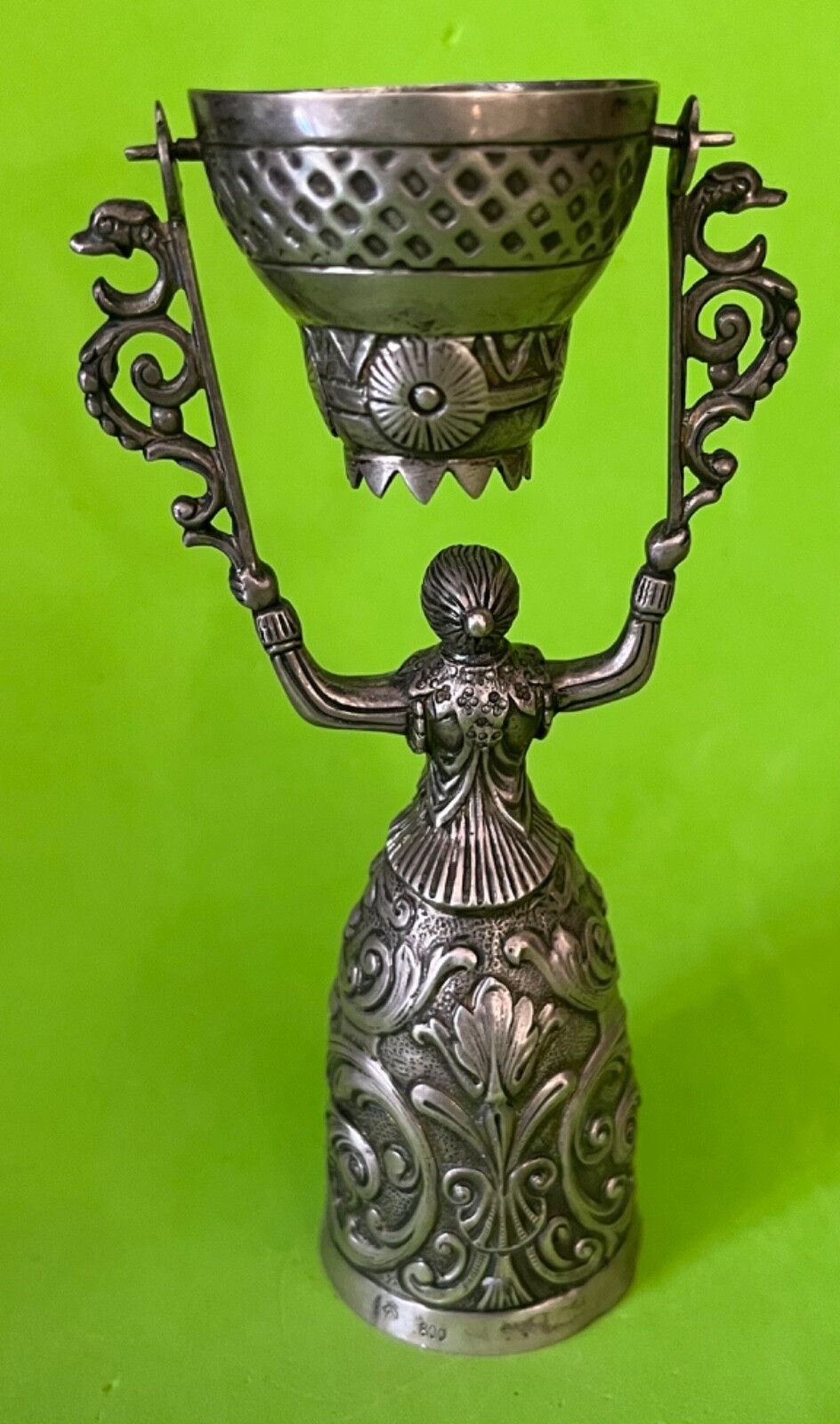 FINE GERMAN SILVER WAGER OR MARRIAGE CUP