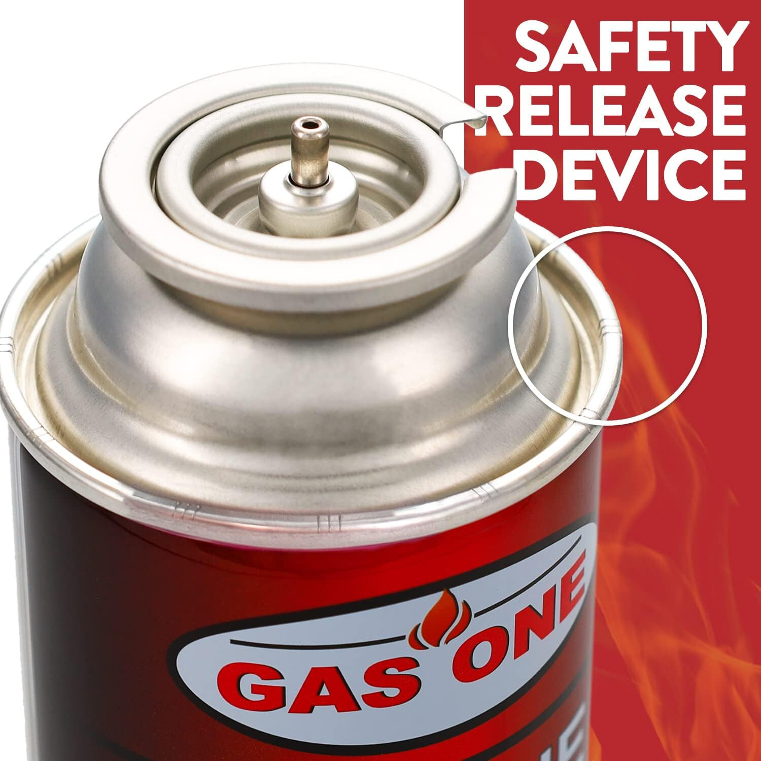 8 Oz Butane Fuel Canister Cartridge Safety Release Device 8-Pack Lightweight New