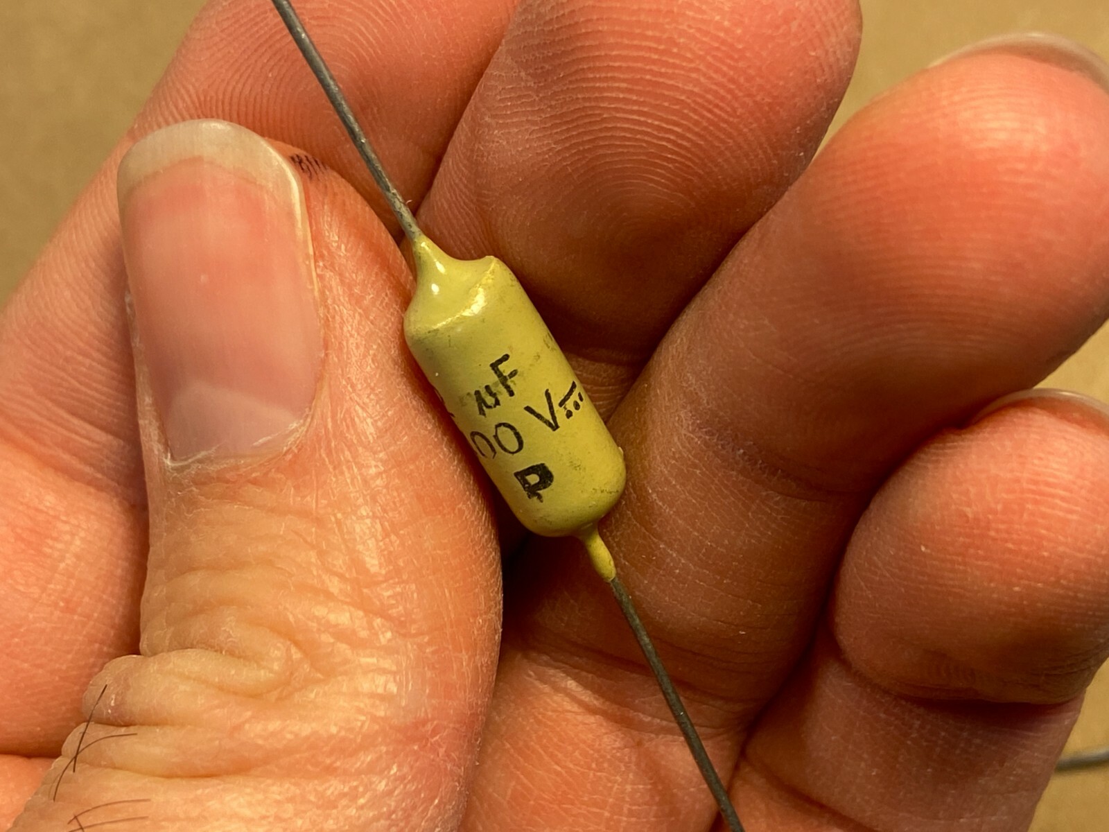 5 NOS Vintage Mullard .022 uf 400v Mustard Capacitors TESTED Epiphone Marshall