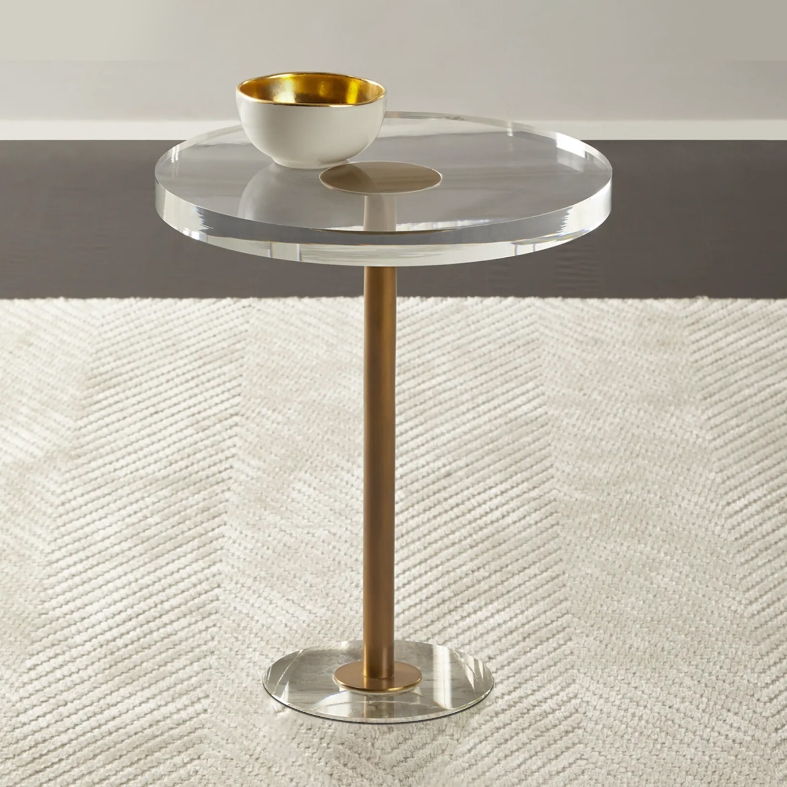 Round Acrylic Plexiglass Sheet Table Top 1/4" Flat Clear Cake Disc Lucite Circle