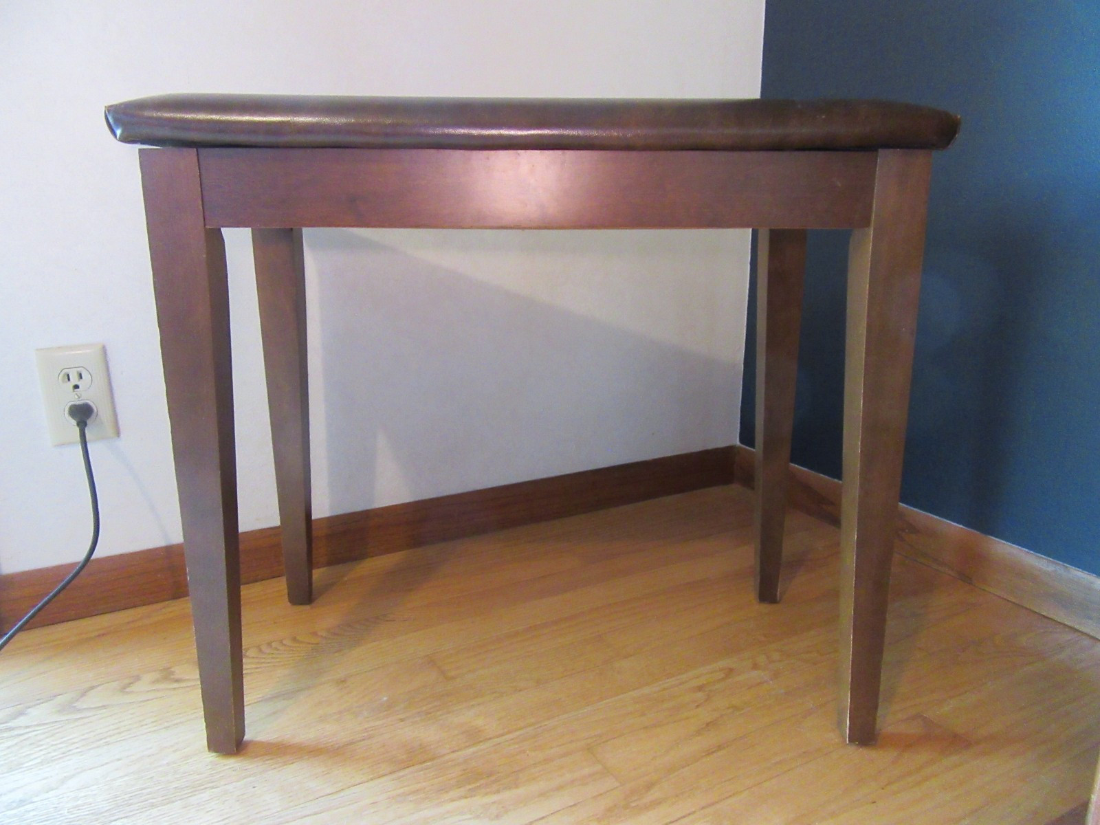 Vintage Kimball Organ Bench w Hinged Seat for Music Books, use for a Piano Seat