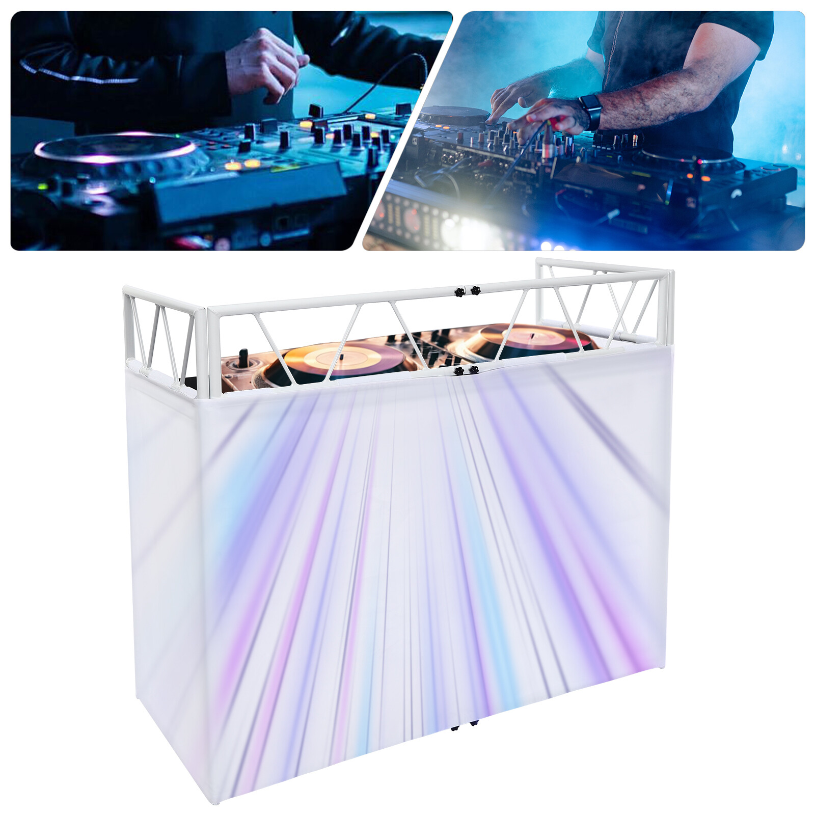 Aluminum Visualizer Standing DJ Table, DJ Controller Stand, DJ Table Station