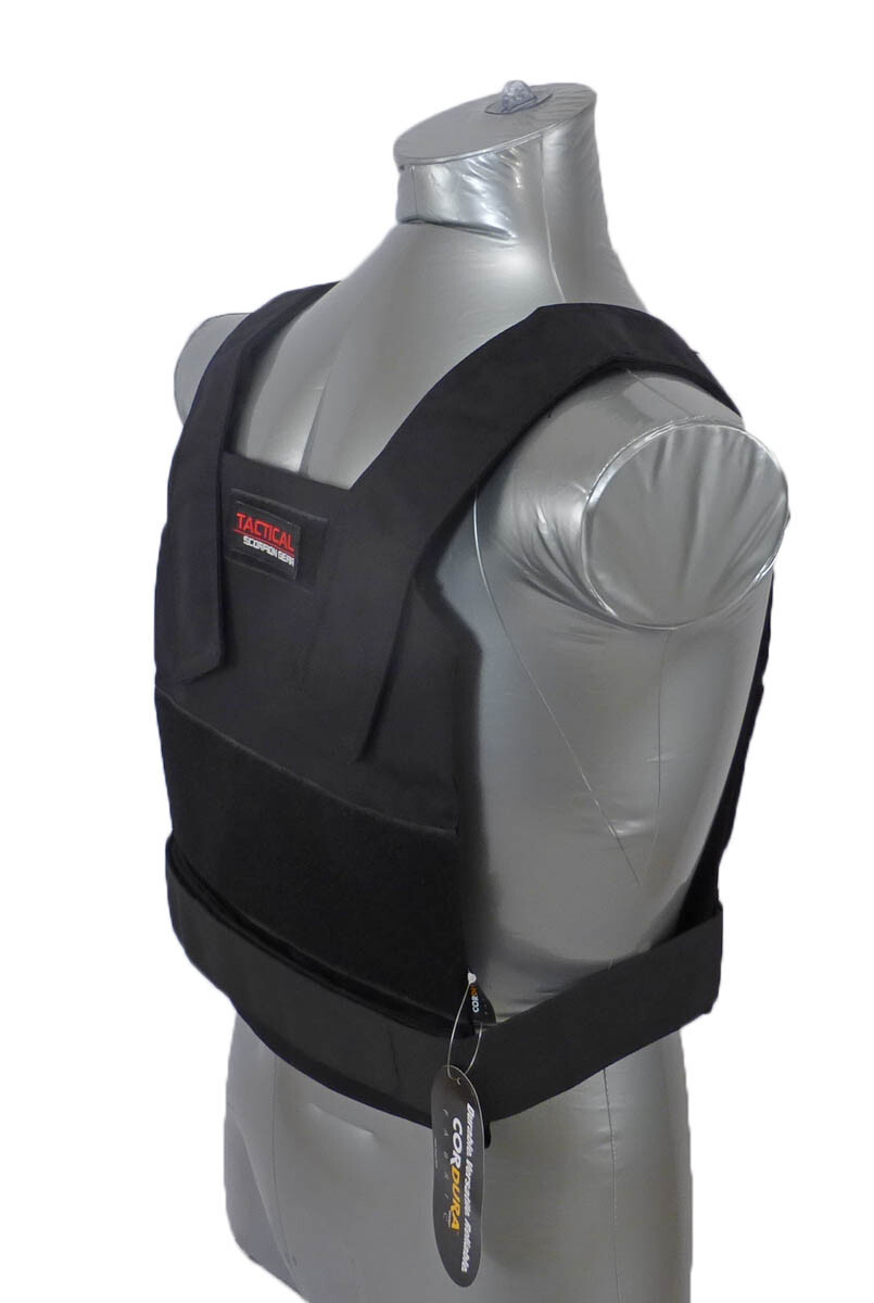 Tactical Scorpion Body Armor Plates 10x12 AR500 Bobcat Concealed Carrier Vest