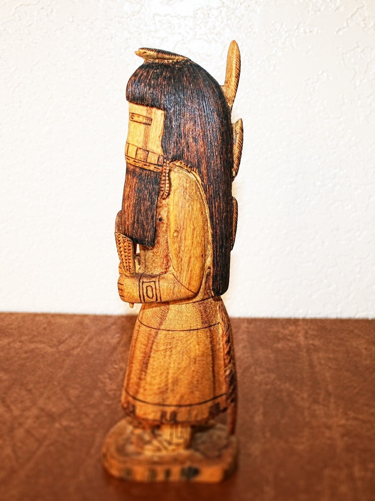 Tall Detailed Zuni Kachina by A. Lewis