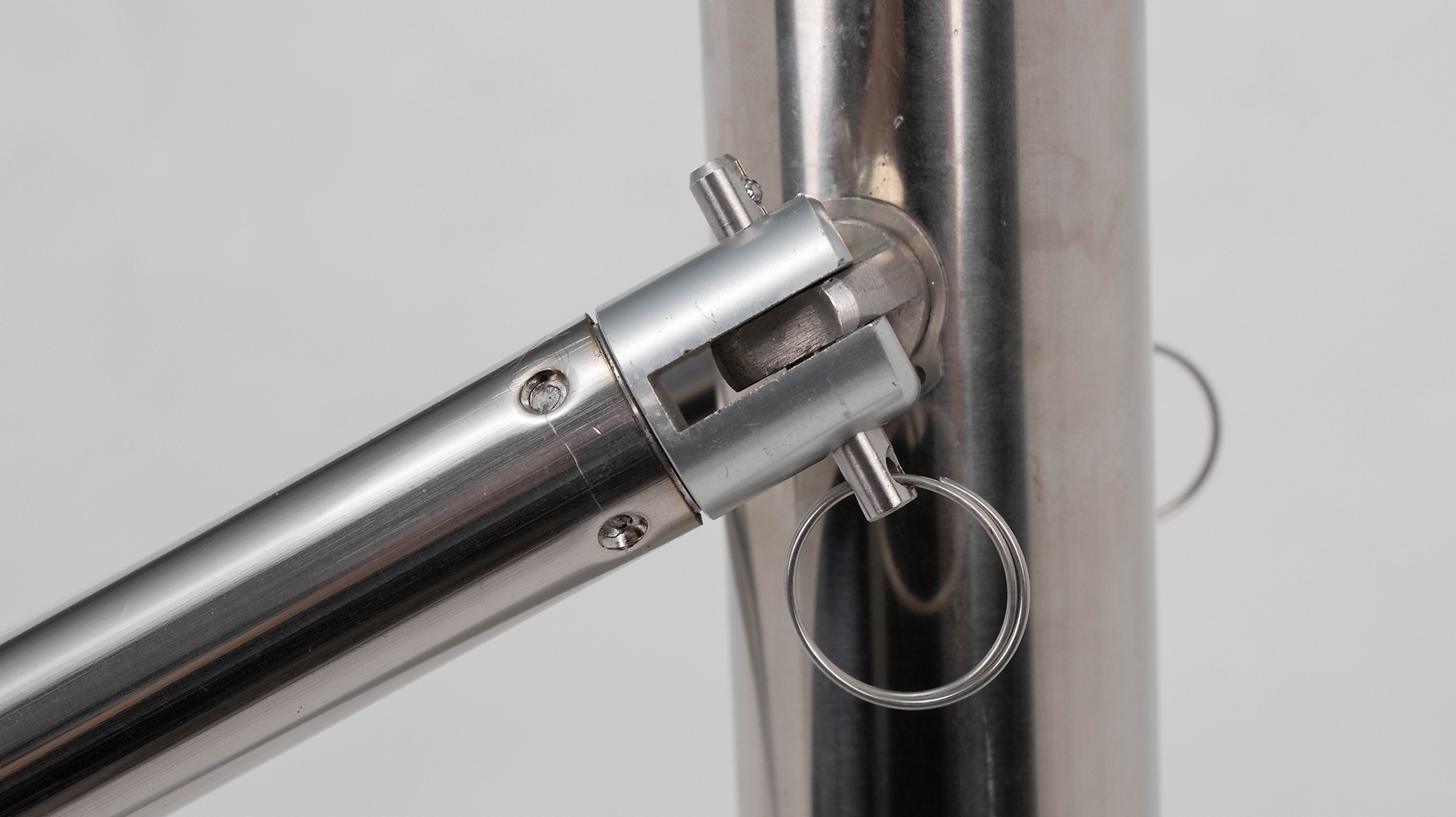 Water Ski Pylon for Outboard Boat Stainless Steel Adjustable Pole Height 33"-57"