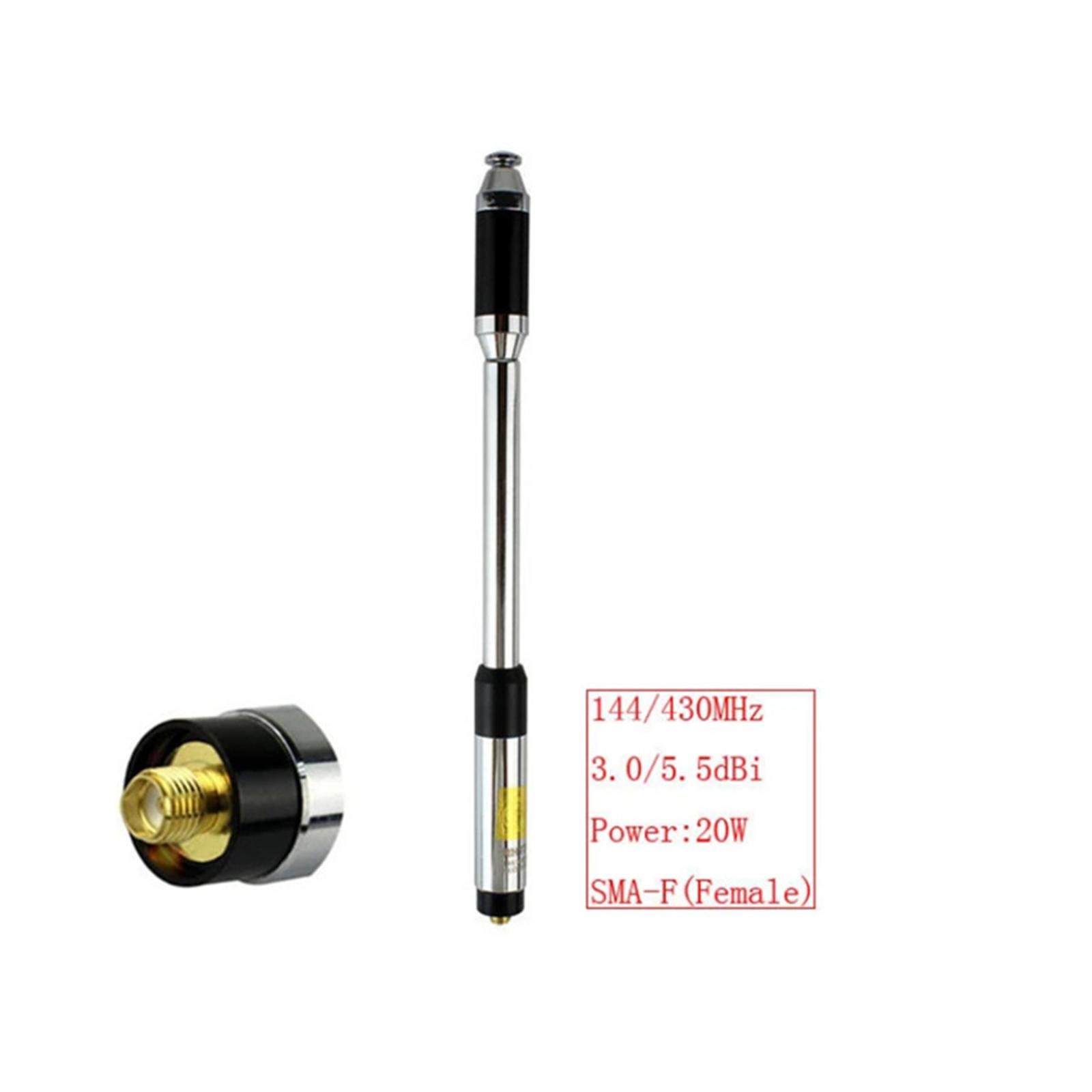 RH770 SMA-Female Dual Band VHF/UHF Telescopic Antenna For Baofeng BF-888S BF-V6