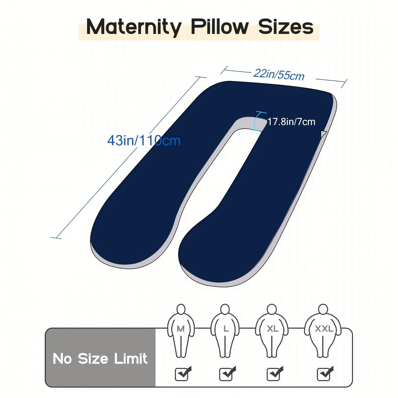 Pregnancy Pillows U Shaped Full Body Maternity Pillow for Pregnant Support