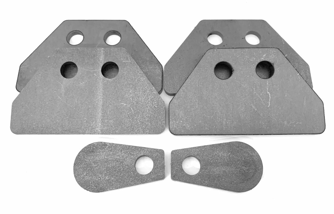 Tree Kicker / Nerf Bar Weld Plates Fit Polaris XP1000 / Turbo S Models 2 Seat
