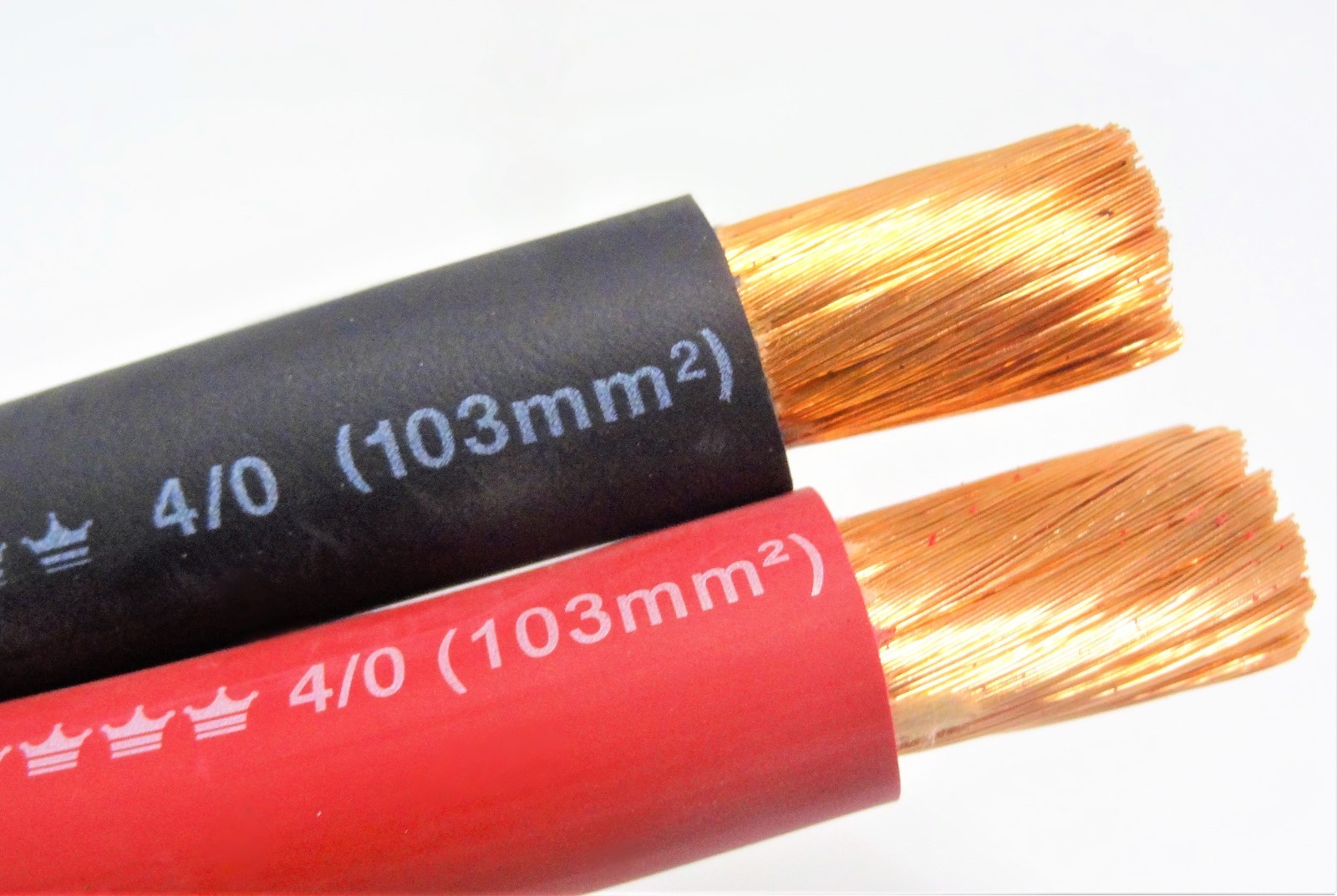 EXCELENE 4/0 WELDING CABLE RED BLACK 0000 COPPER WIRE BATTERY SOLAR LEADS