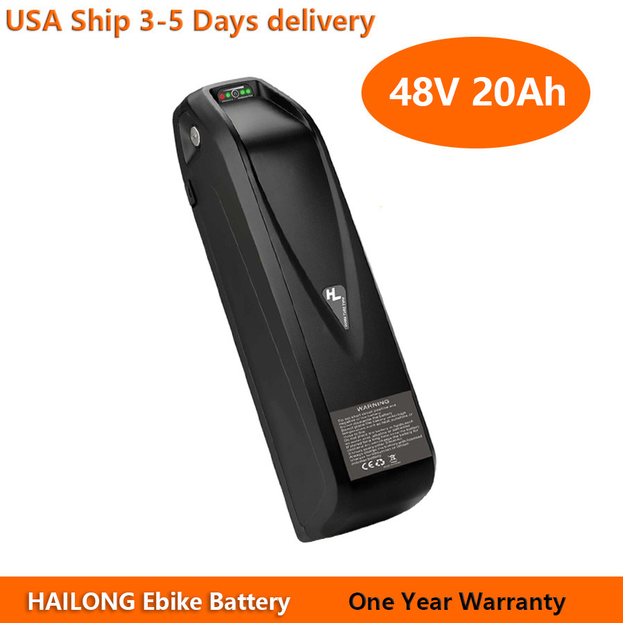 48V 20Ah Hailong Ebike Battery for 200W-1500W Electric Bike Lithium Battery 5PIN