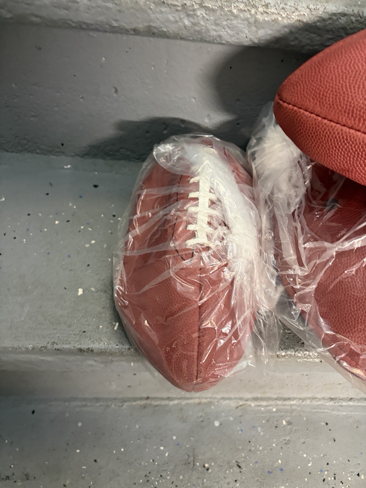 Practice Footballs Real Leather Factory Defect Lot x5 Football Non Regulation