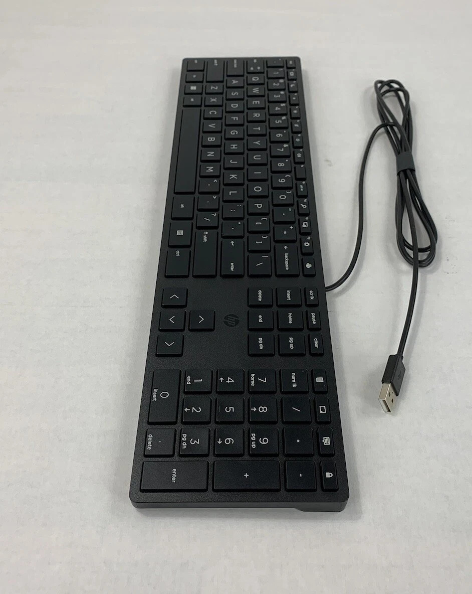 NEW SEALED ! HP L96909-001 Halley Wired USB Slim Keyboard (Lot of 10)