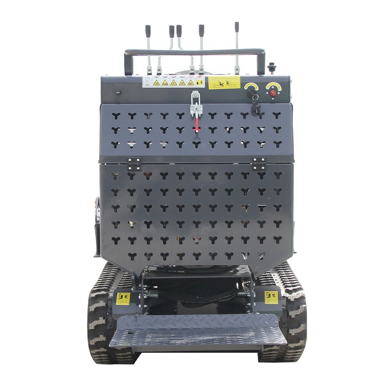 13.5HP Driven Crawler Type Mini Concrete Mixer Truck with B&S Gasoline Engine