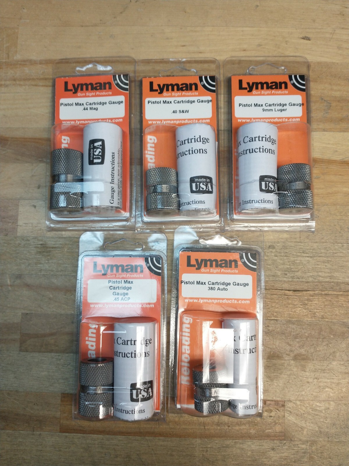 Lyman Pistol Max Cartridge Gauge FAST SAME DAY SHIPPING