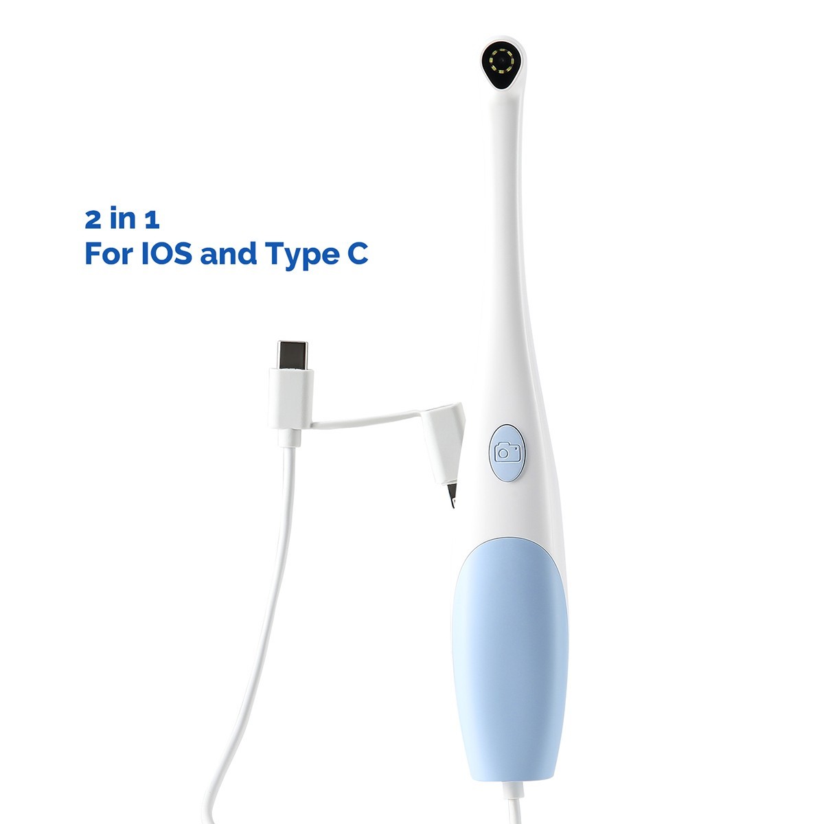 AZDENT Dental Intraoral Camera USB HD Camera 6 LED Lights 13.0 Mega Pixels