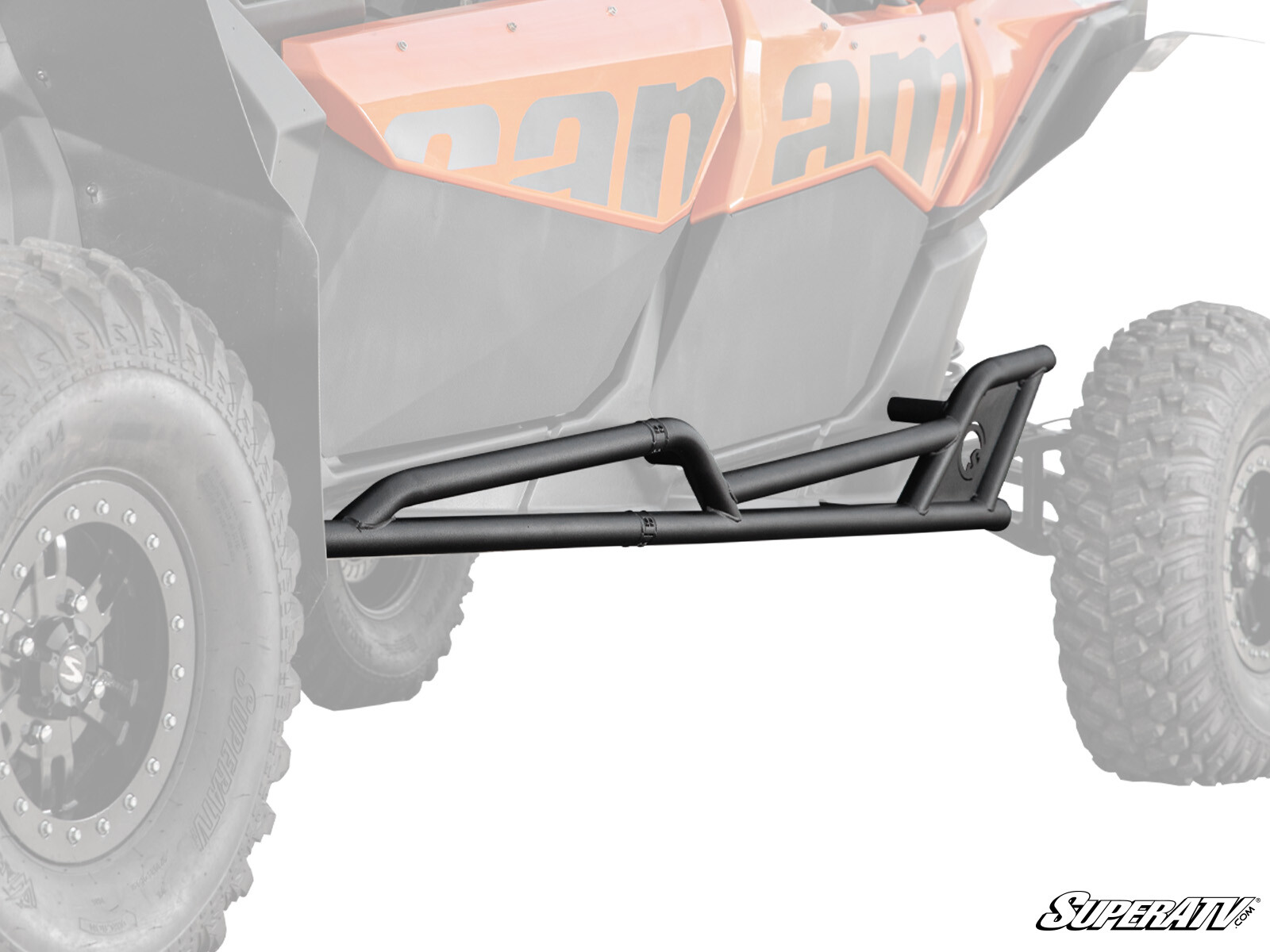 SuperATV Nerf Bars for Can-Am Maverick X3 MAX - Black