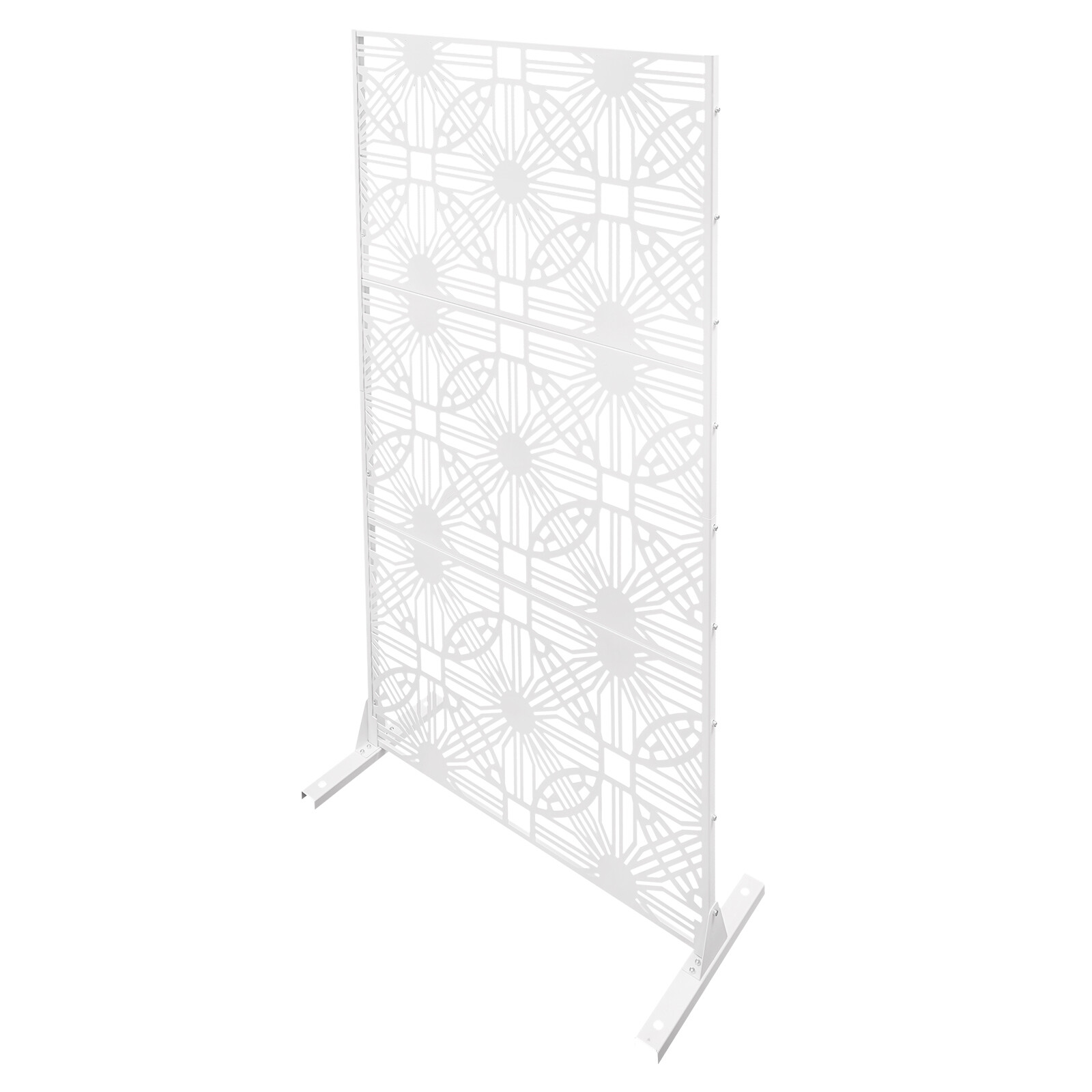 1 Panel Room Divider Screen Room Divider Panel Hollow Out Privacy Metal Screen