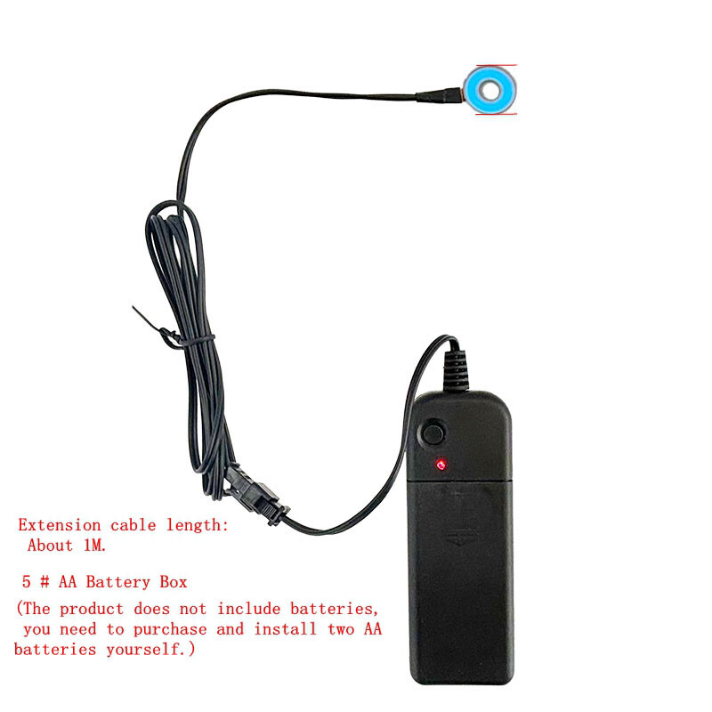 Detroit Become Human Cosplay Connor Temple LED Light Kara Circle Head Glow Props