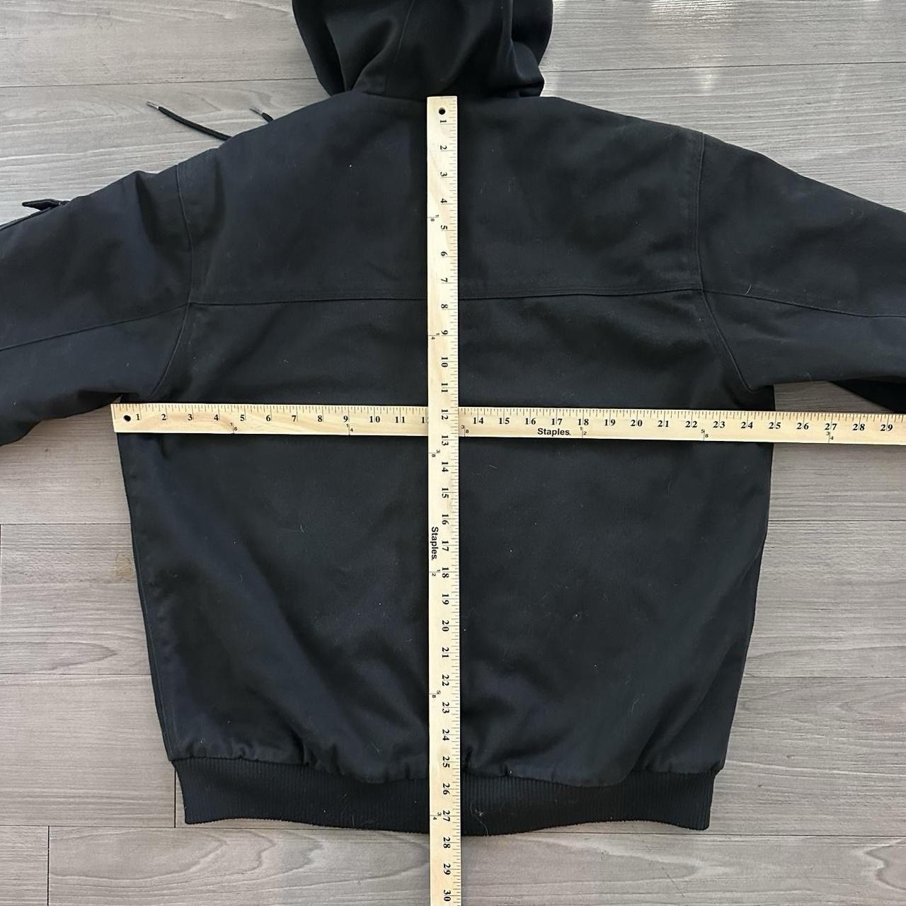 Ben Davis Black Hooded Work Jacket