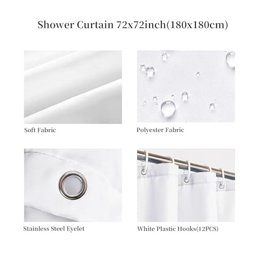 Bow Shower Curtain Rose Flower Butterfly Bathtub Painting Printed Cute Pink