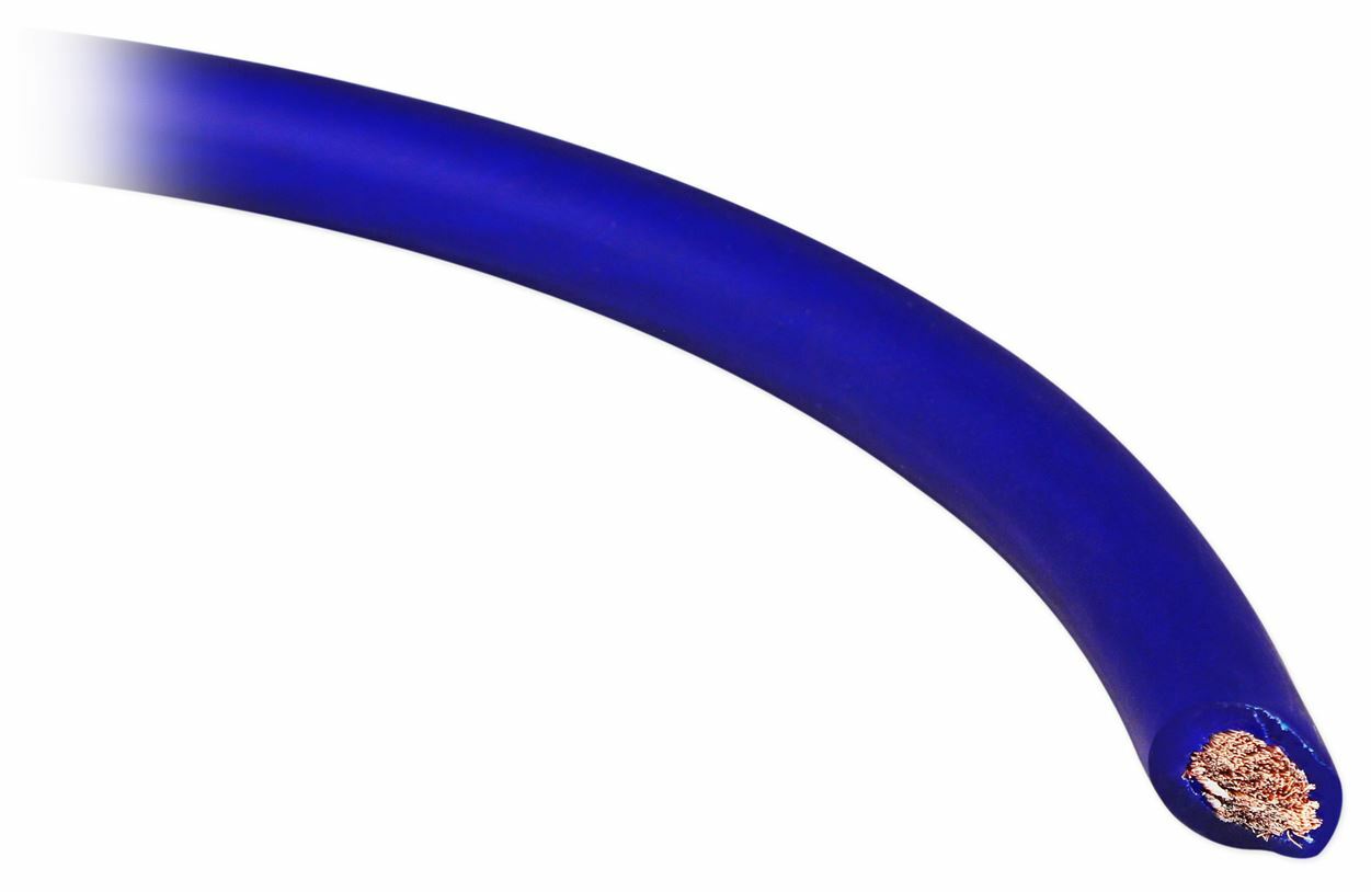 Rockville 50 Farad Hybrid LED Car Capacitor w/Dual Meters+0 Gauge Amp Wire Kit