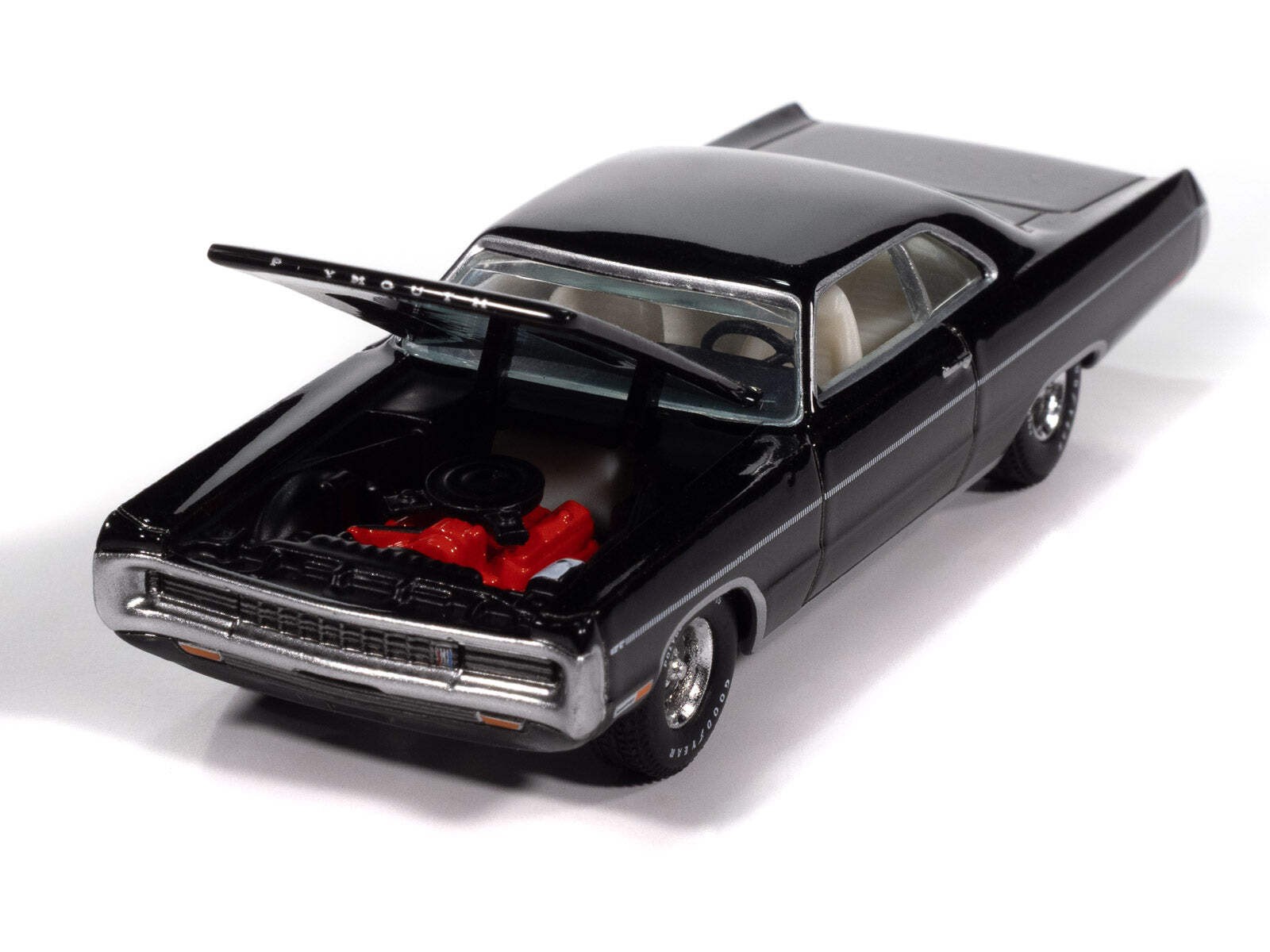 Auto World 1970 Plymouth Sport Fury GT (Black Velvet) (AW Exclusive) 1:64 Diecas