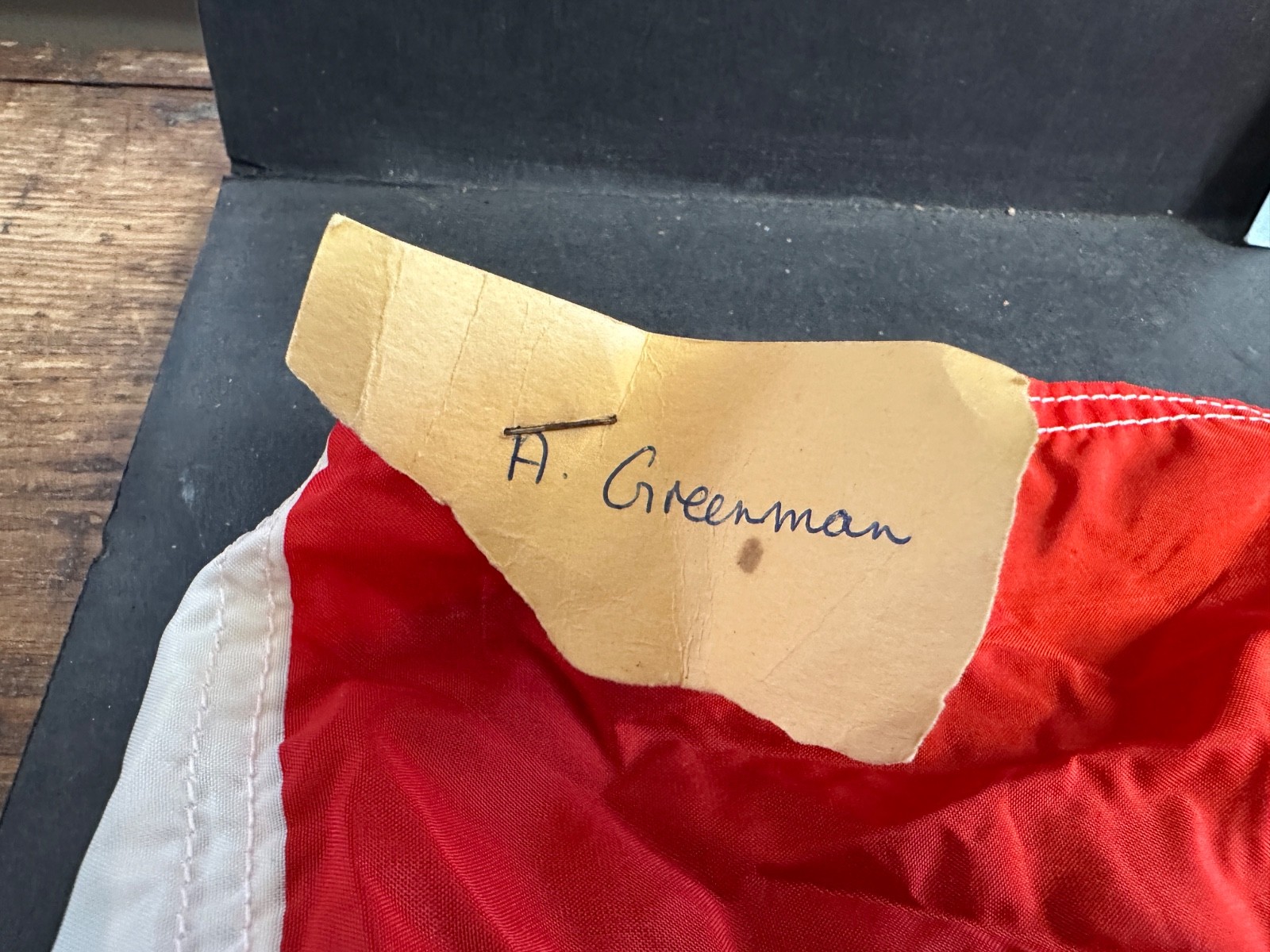 Vintage 1960 Royal St. Lawrence Yacht Club Burgee, Flag, & Decal, Dorval Quebec