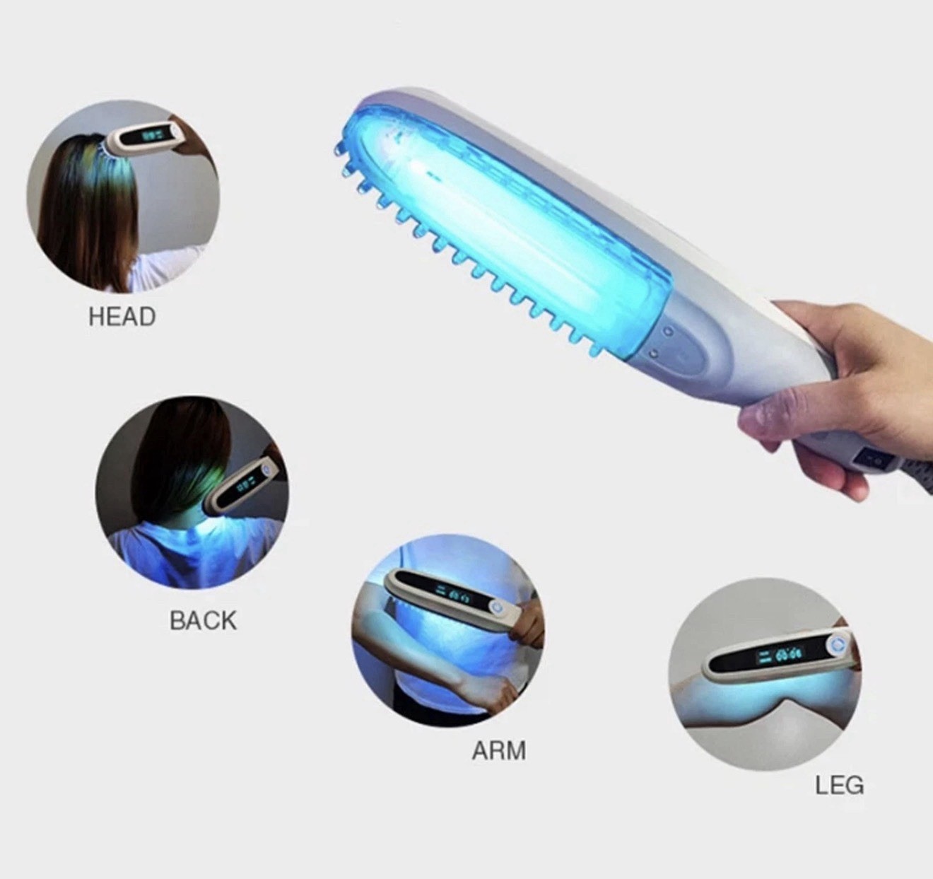 YK-6000B-T UVB Phototherapy Lamp UV311 Light Therapy w/ Philips Bulb & Goggles