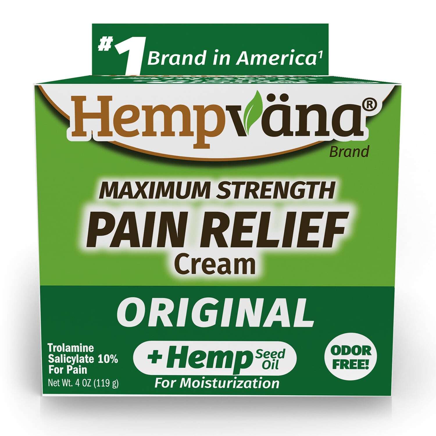 Hempvana Original Pain Cream, Maximum Strength