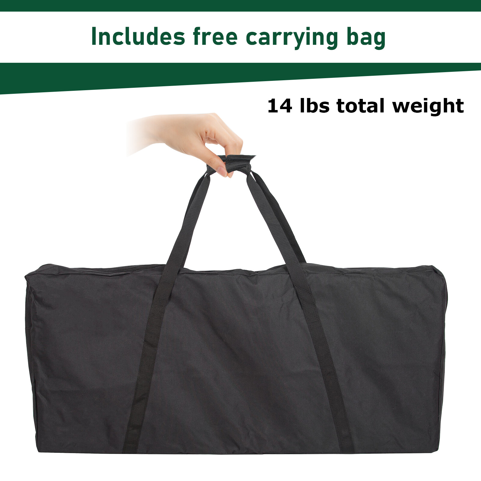 DJ Event Facade White/Black Scrim Metal Frame Booth +Travel Bag Case