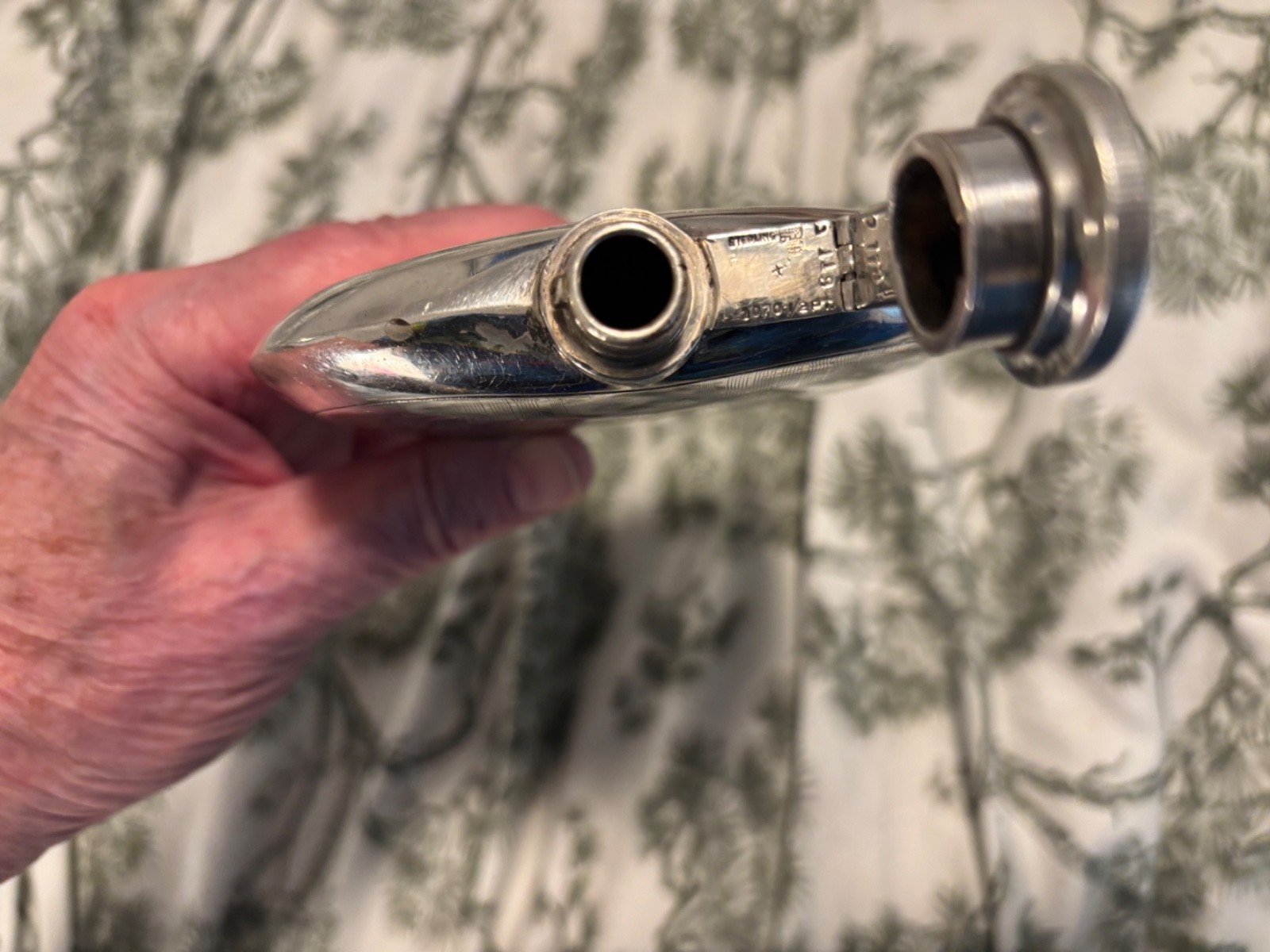 Sterling Silver Liquor Flask 6 Standard Ounces