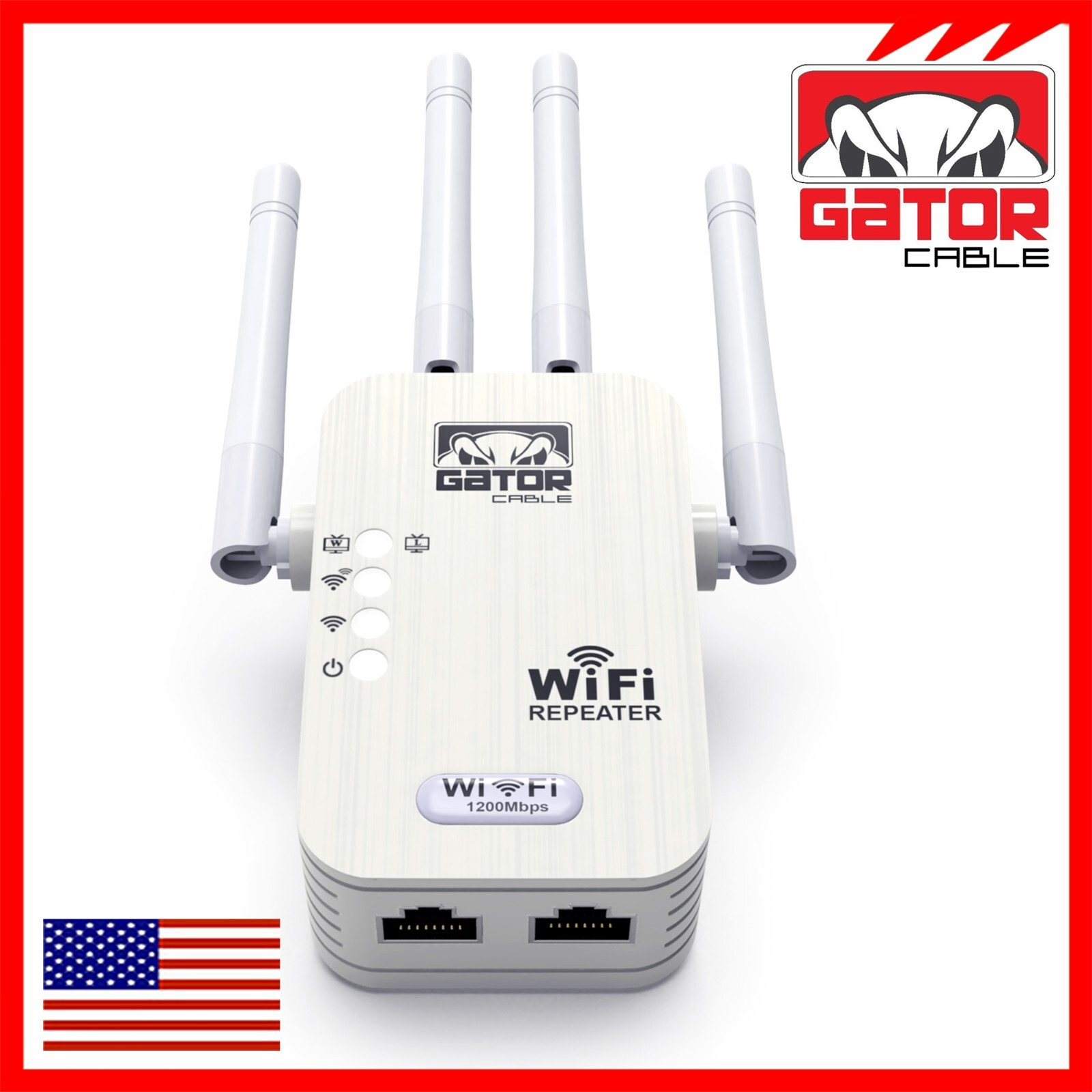 WiFi Range Extender Repeater Wireless Amplifier Router Signal Booster 1200Mbps