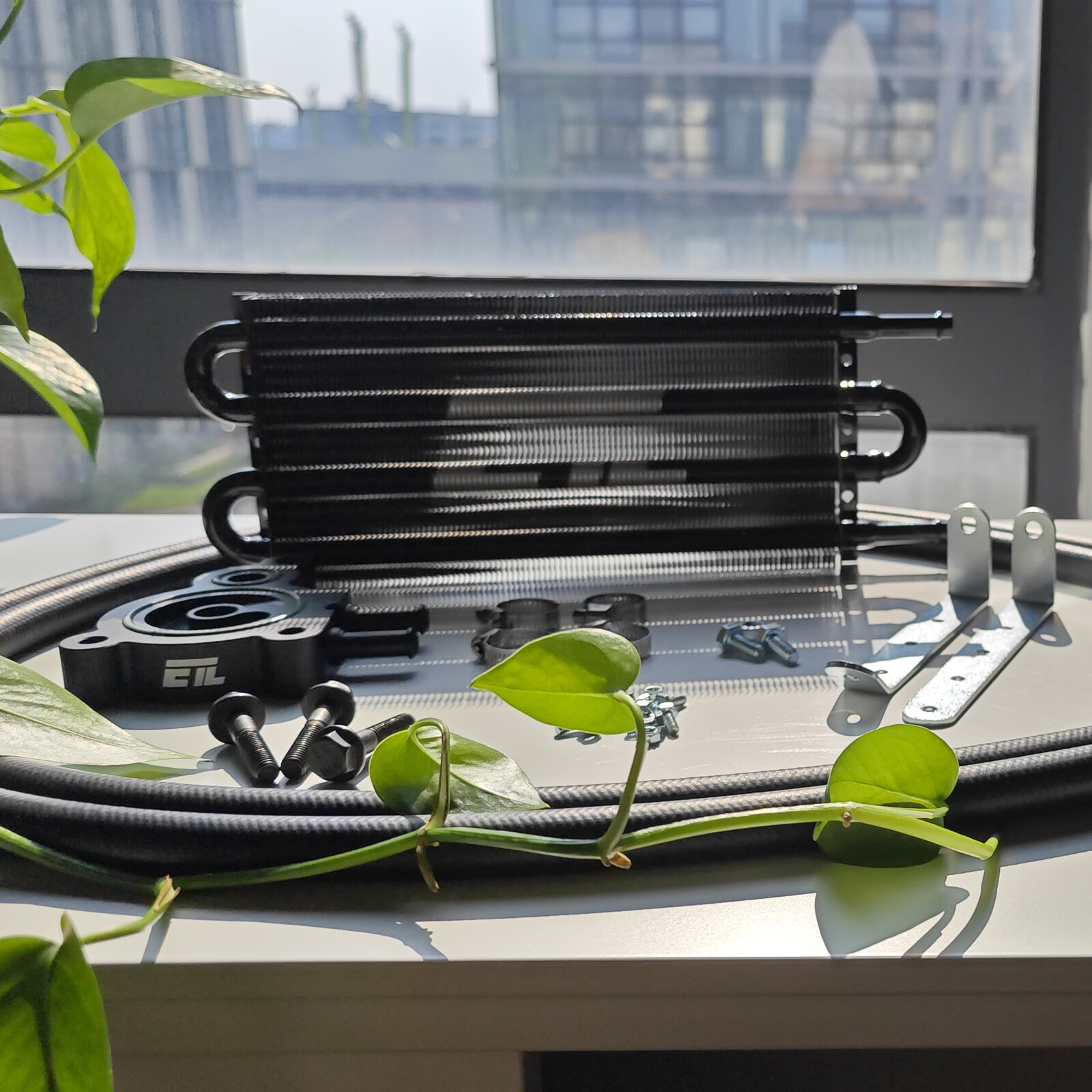 Transmission Oil Cooler For Fit 2016 Honda Civic 1.5T CVT ETL Performance