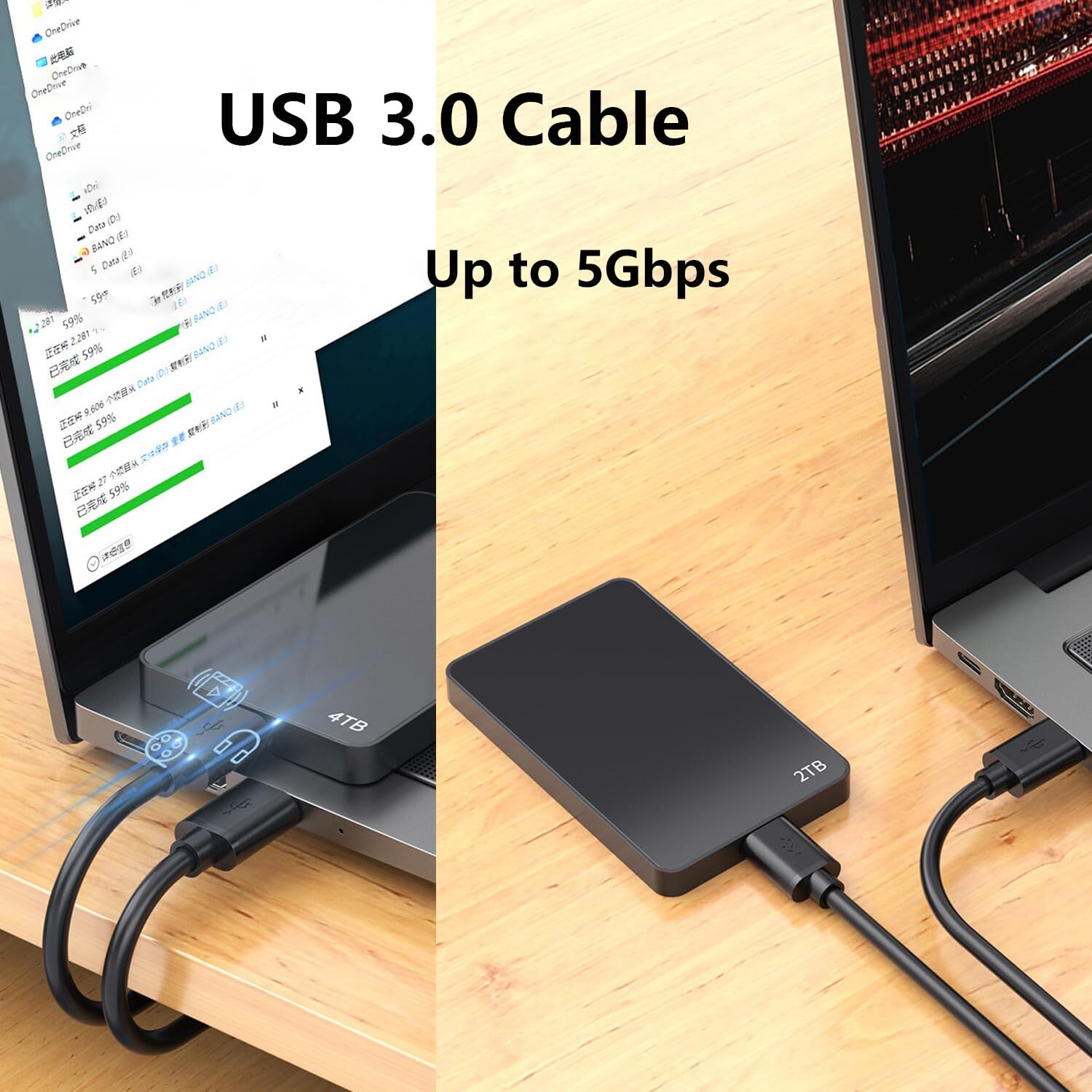 USB 3.0 A Male to A Male Cable Data Transfer Super Speed Power Charger Metal LOT