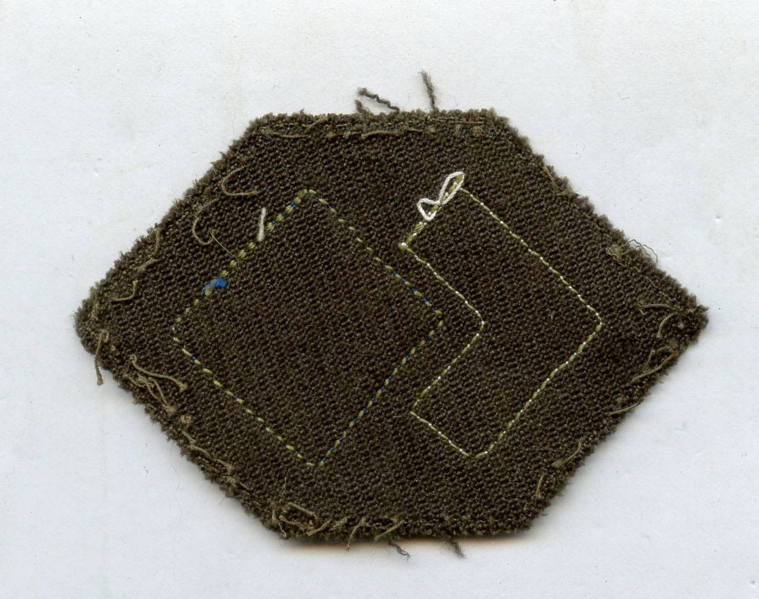 Pre WWII WW2 96th Division Felt/Gabardine Patch FORMED in 1921 LIKELY 1930's Era