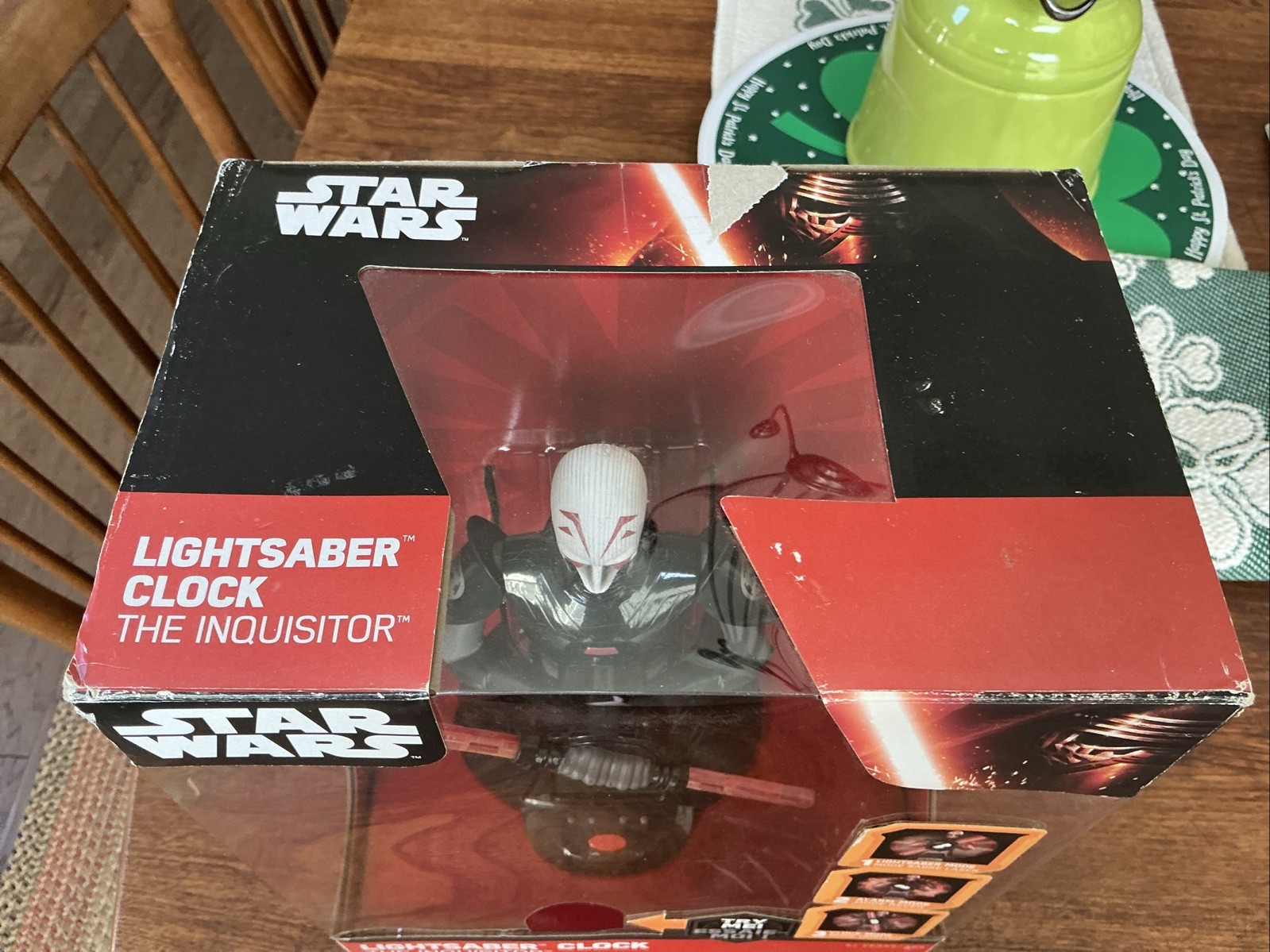 Star Wars “The Inquisitor” Lightsaber Alarm Clock - New In Box