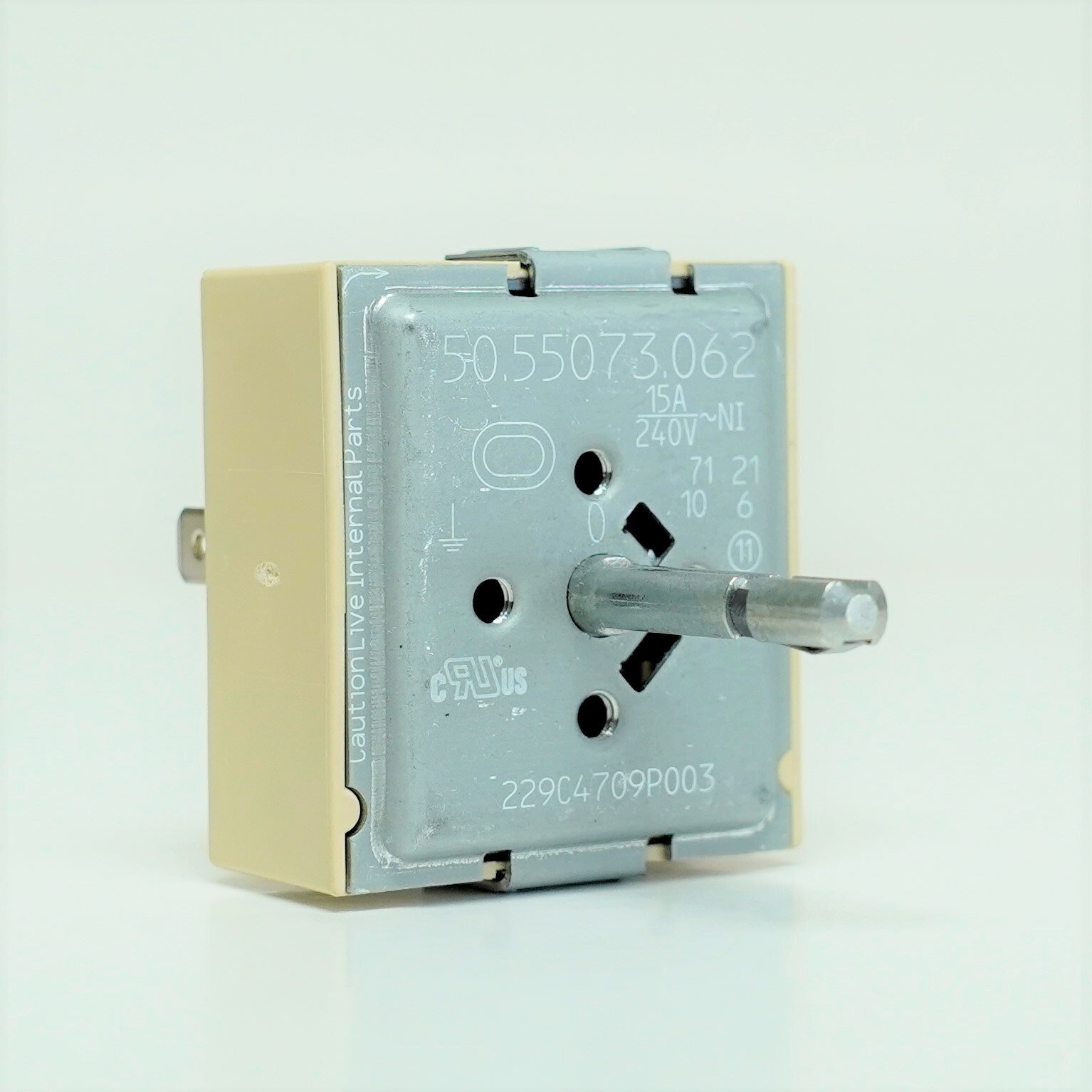 Choice Parts WB24T10063 for GE Range Dual Burner Infinite Control Switch