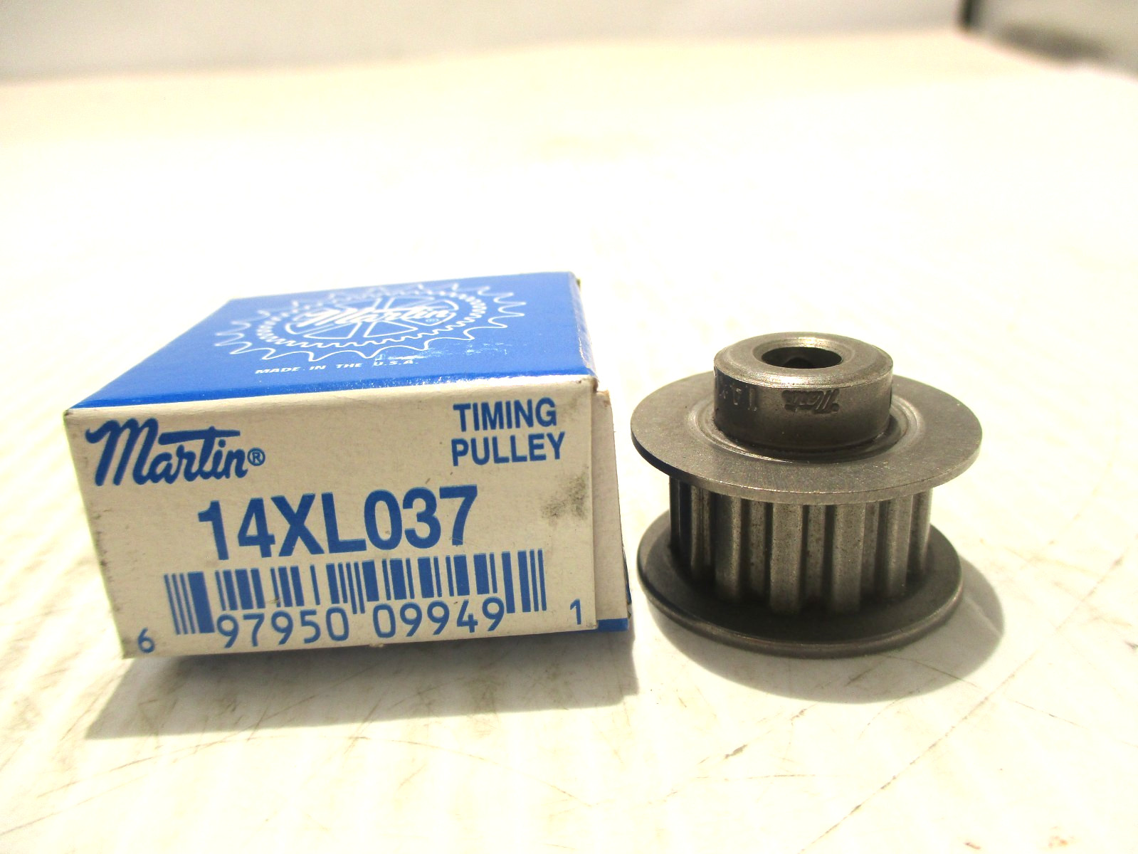 NEW MARTIN 14XL037 TIMING PULLEY 1/4" BORE