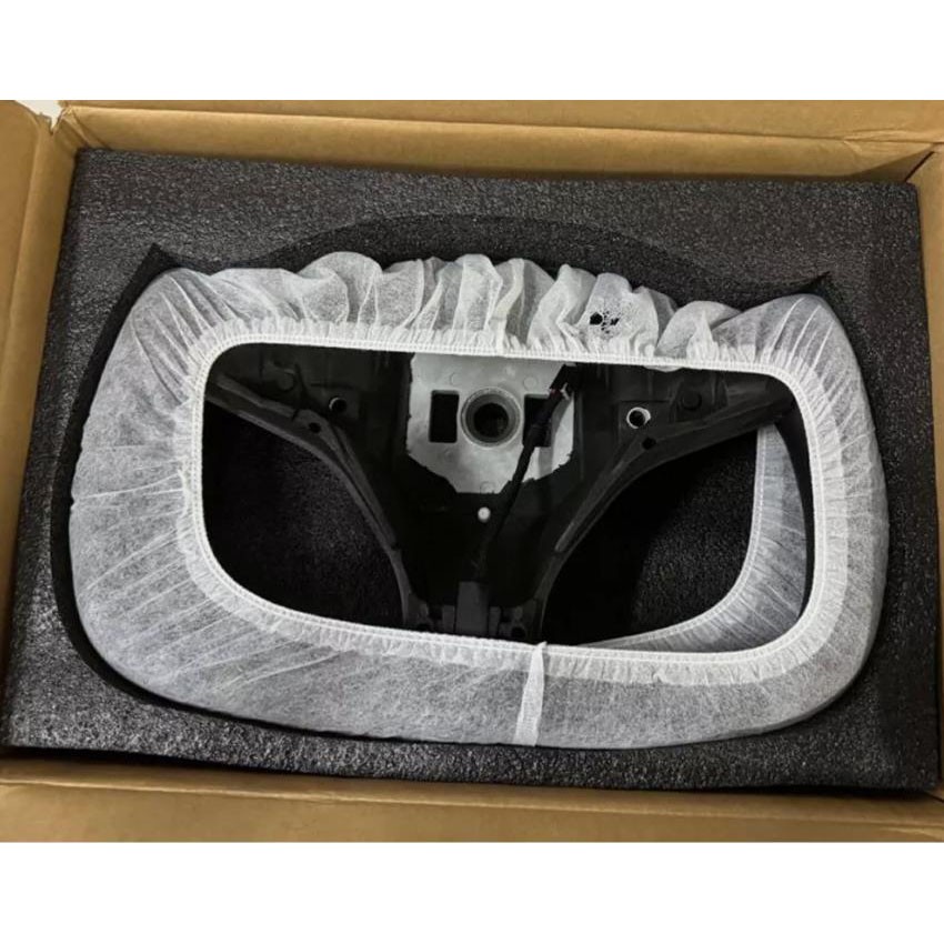 Yoke Steering Wheel Side Carbon Fiber for Tesla Model X/S 2014-2023 With Heated