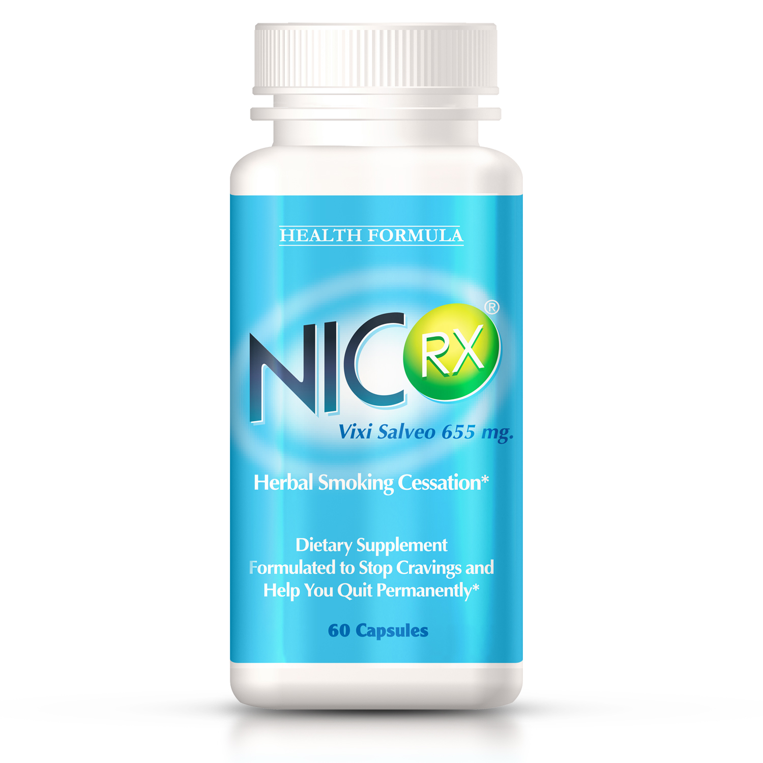 NicRx - Smoking Cessation Supplement (60 Capsules)