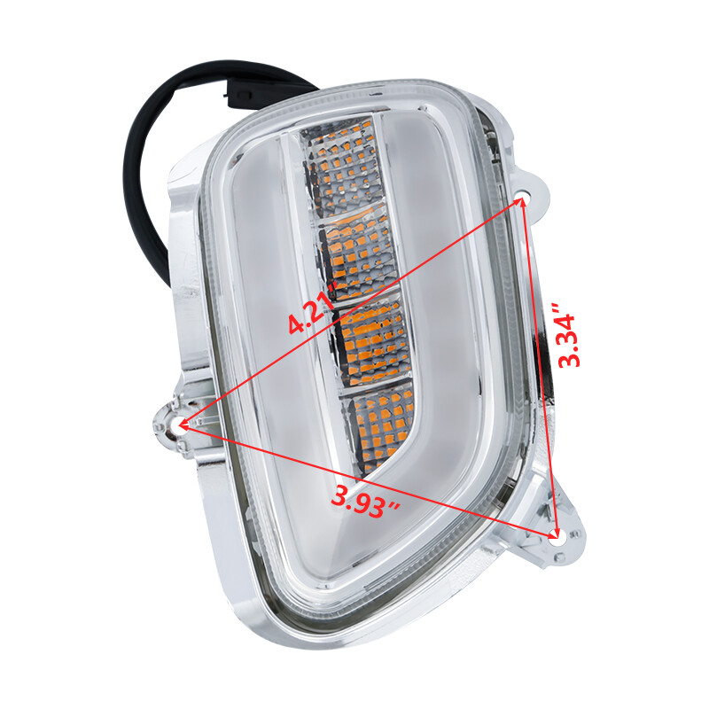 Front LED Turn Signals Light Fit For Honda Goldwing 1800 GL1800 2001-2017 2016