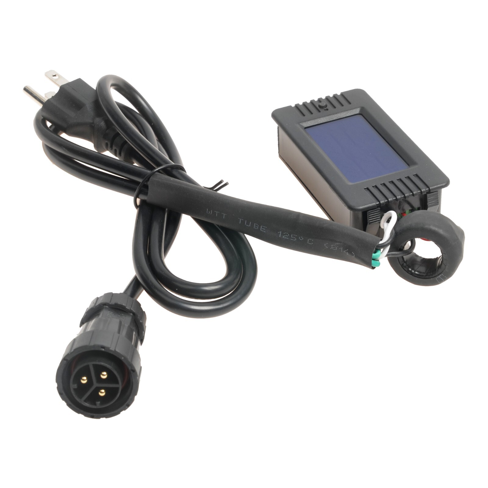 Waterproof Grid Tie Inverter LCD Display Meter AC Cable Plug Meter LCD Inverter