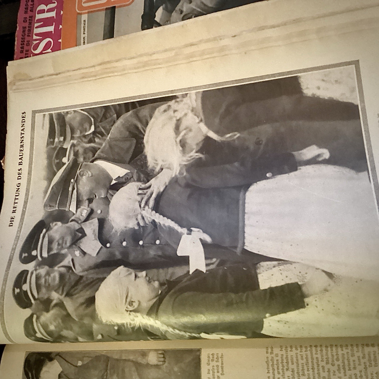 WWII 1939 Unser Führer 50th Birthday Photobook & L'Illustrazione Italiana Lot